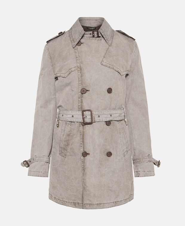 Dolce & Gabbana Denim trench coat Size US S / EU 44-46 / 1 - 1 Thumbnail