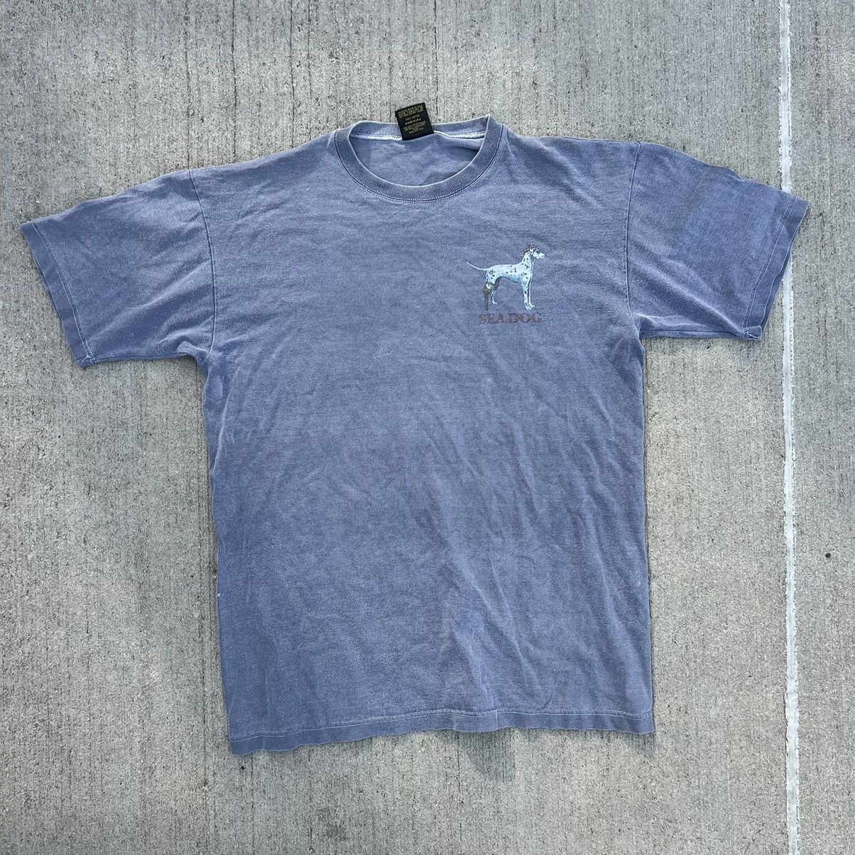 If Six Was Nine × Vintage Faded Dog Print T shirt Double Sided Size US L / EU 52-54 / 3 - 1 Thumbnail