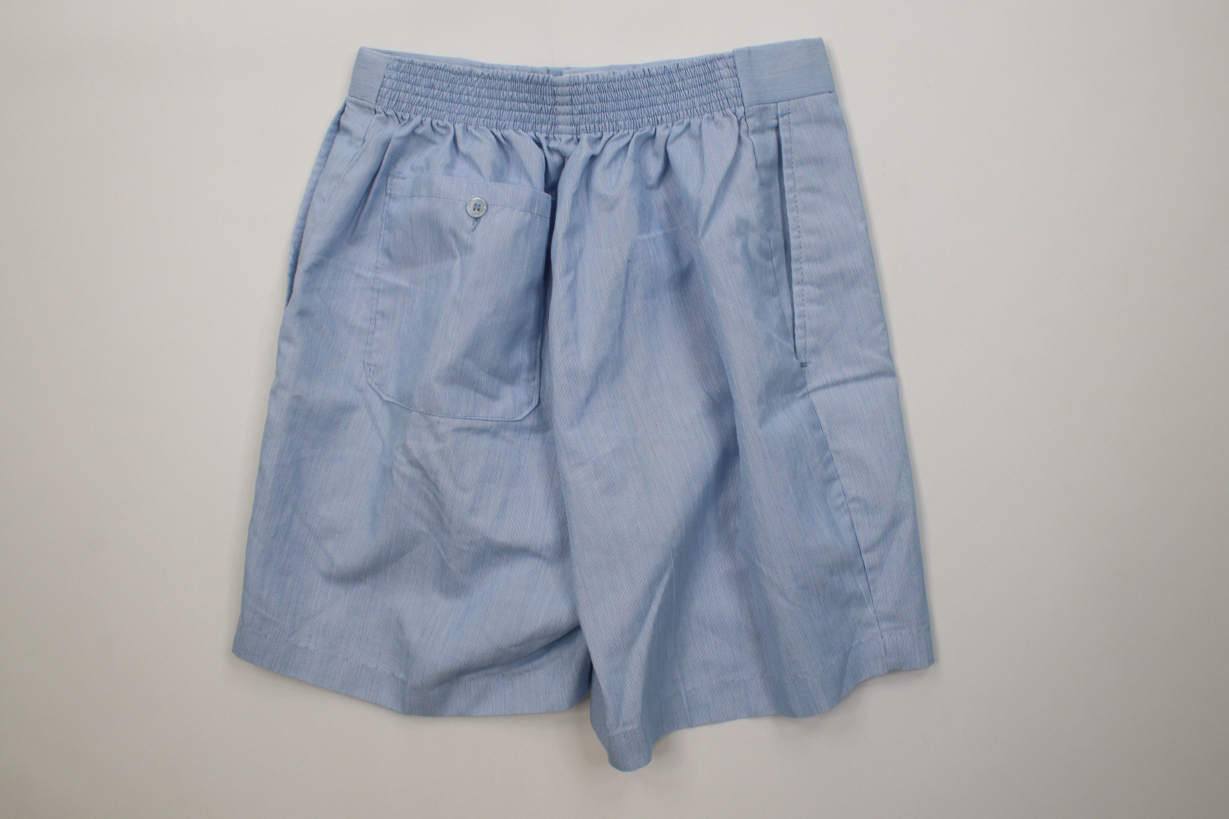 Vintage Vintage 70s Streetwear Above Chino Shorts Blue USA Elastic Size US 32 / EU 48 - 8 Thumbnail