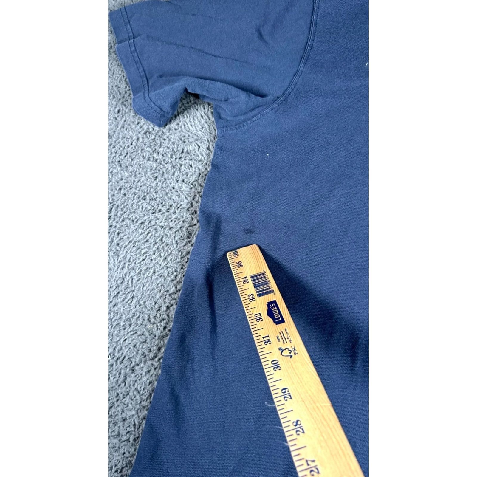 Carhartt Carhartt Mens T Shirt 2XL Navy Blue Short Sleeve Original Fit Pocket Workwear Size US XXL / EU 58 / 5 - 6 Thumbnail
