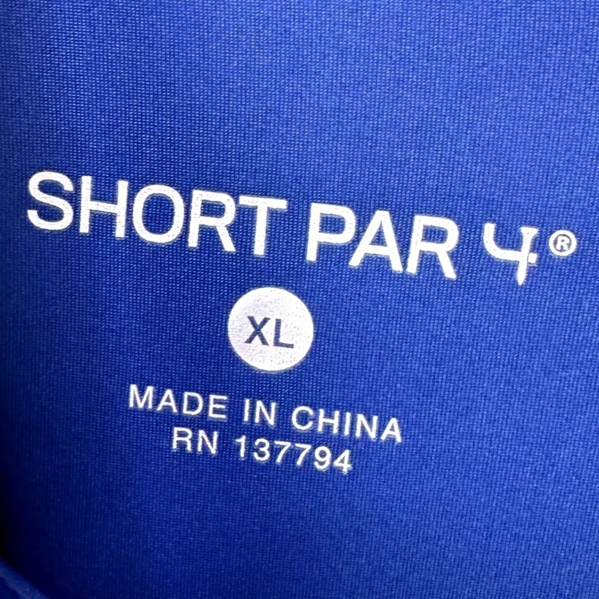 Vintage SHORT PAR 4 Golf Shirt Pullover 1/4 Zip Long Sleeve XL Womens Blue Size XL / US 12-14 / IT 48-50 - 4 Thumbnail