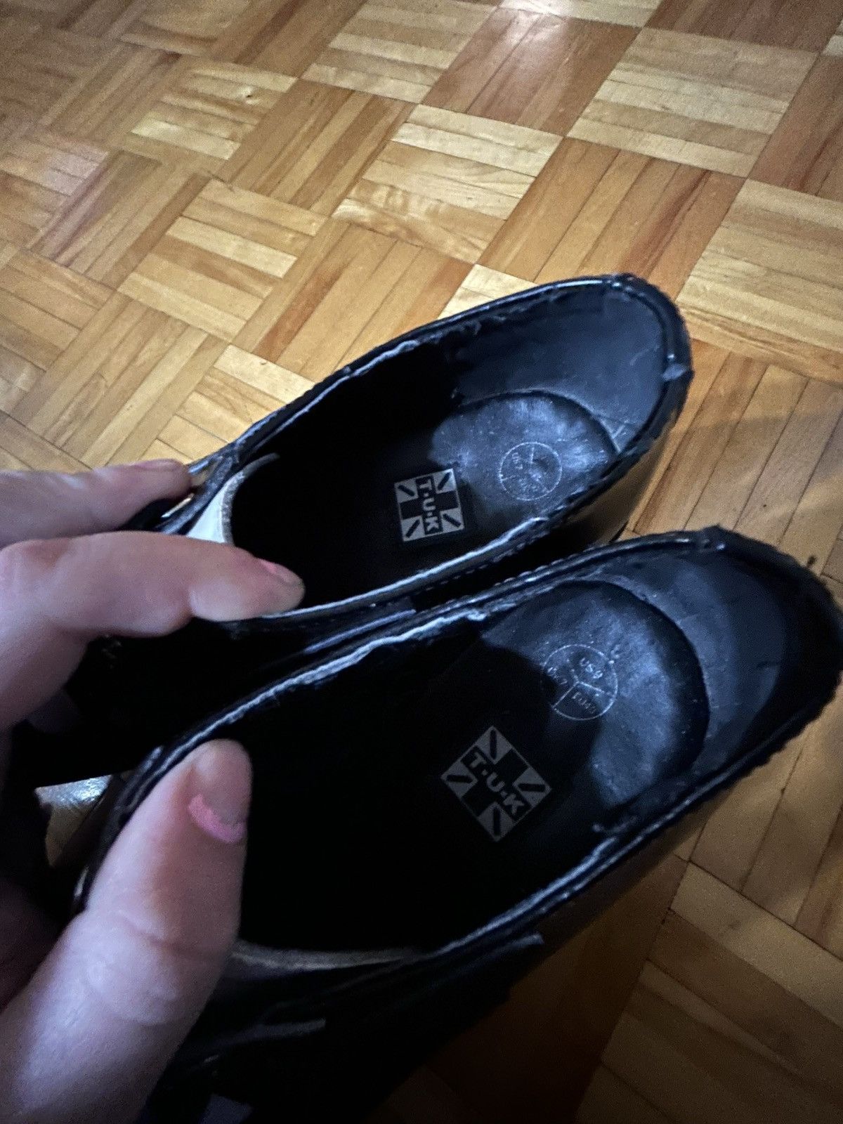 T.U.K. Footwear × Vintage Lolita T.U.K platforms heels Size US 9 / IT 39 - 4 Thumbnail