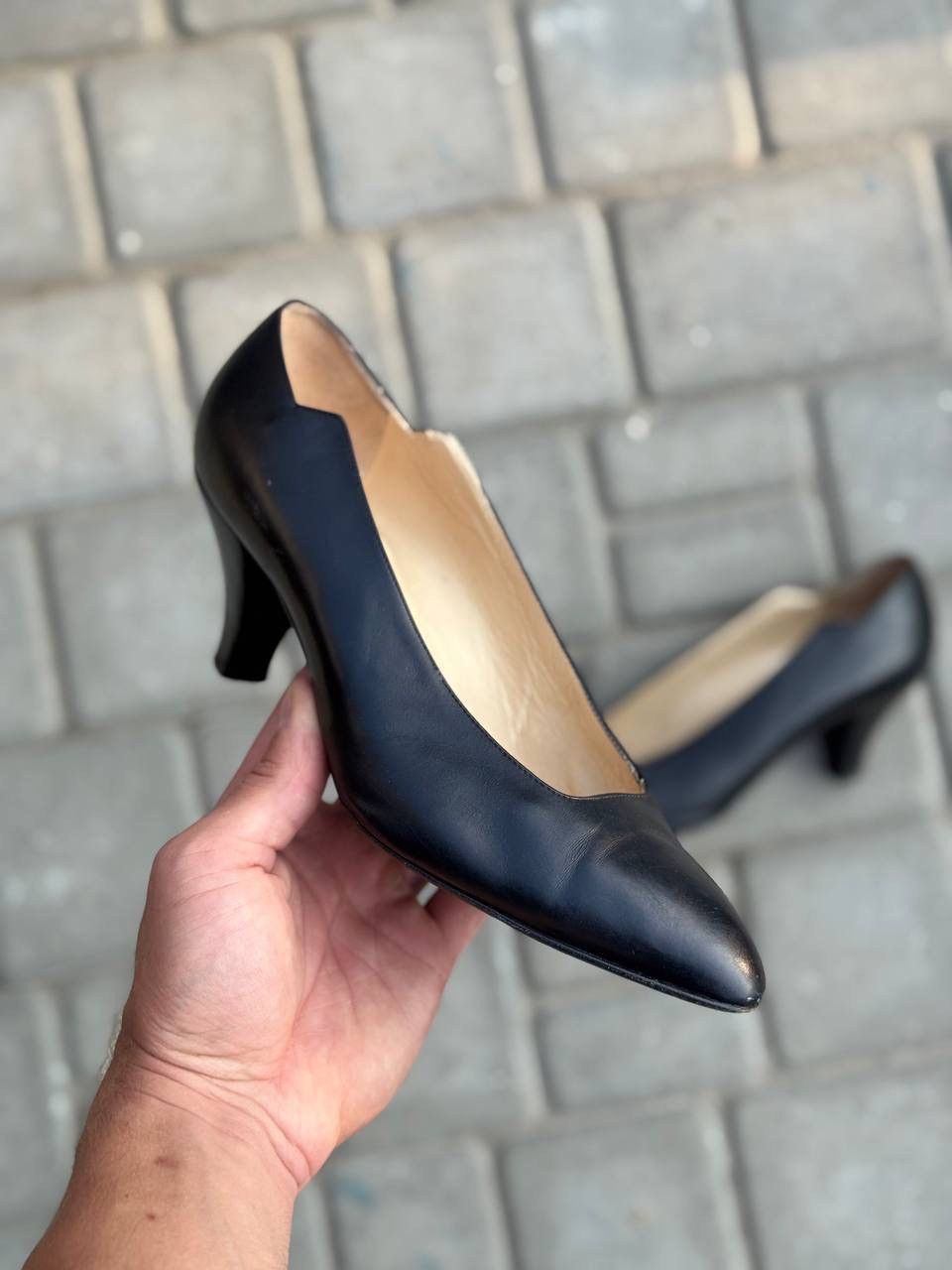 Other Y2K Vintage women's shoes Leather heels Sergio Rossi Size US 9 / IT 39 - 2 Thumbnail