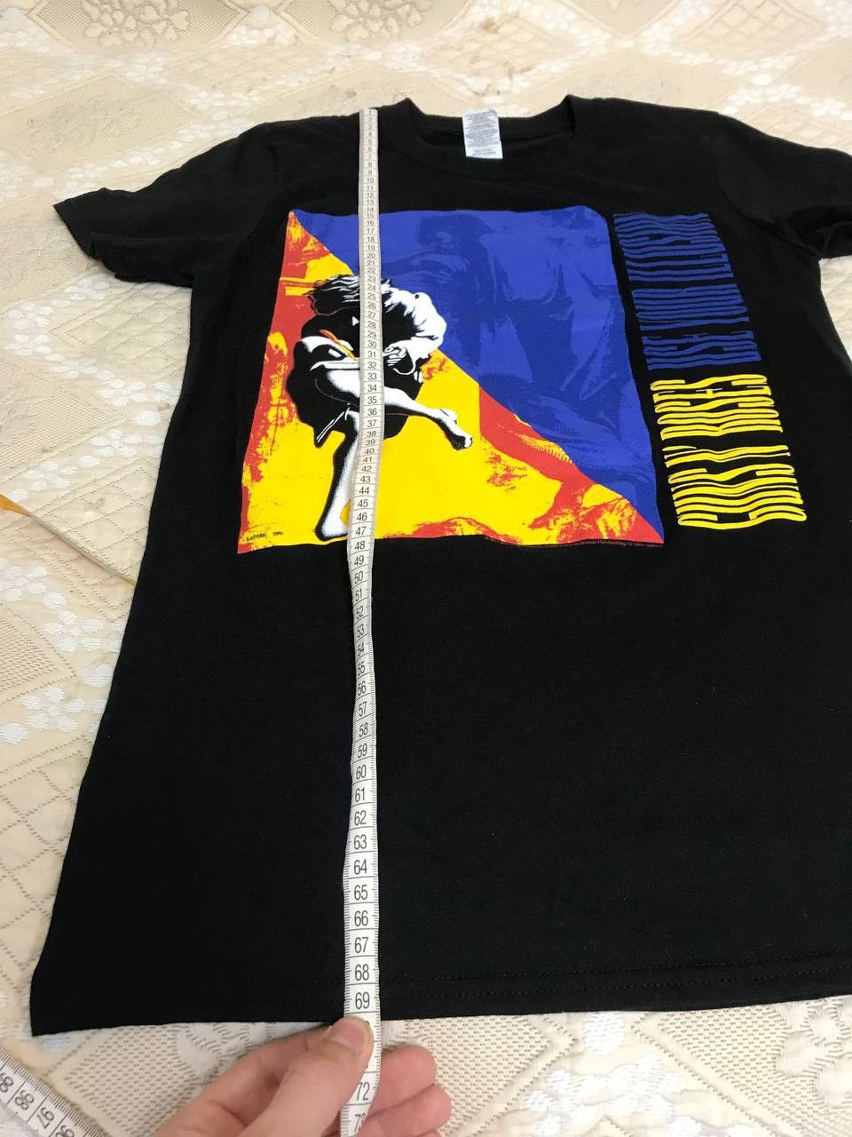 Guns N' Roses 🔥 Guns N Roses Illusion Tour Band Rock T Shirt Vintage Y2K Size US S / EU 44-46 / 1 - 13 Thumbnail