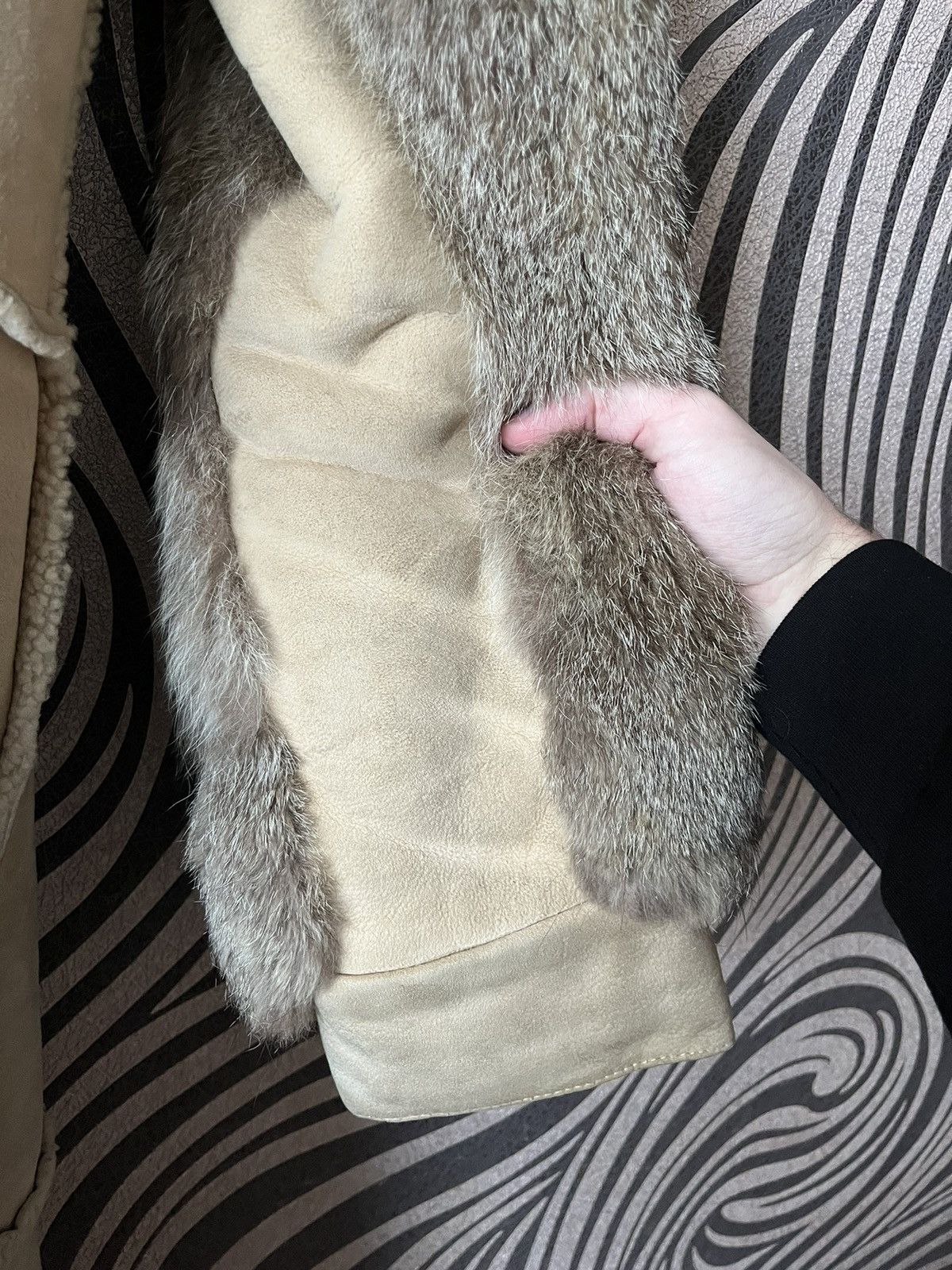 Dolce & Gabbana × Vintage Dolce & Gabbana Shearling Coat Size M / US 6-8 / IT 42-44 - 6 Thumbnail