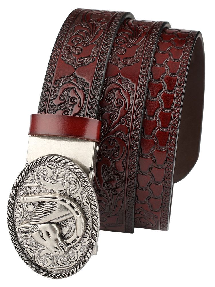 Designer Retro Vintage Belt Riveted Belts Menswear Accessories Size ONE SIZE - 1 Thumbnail