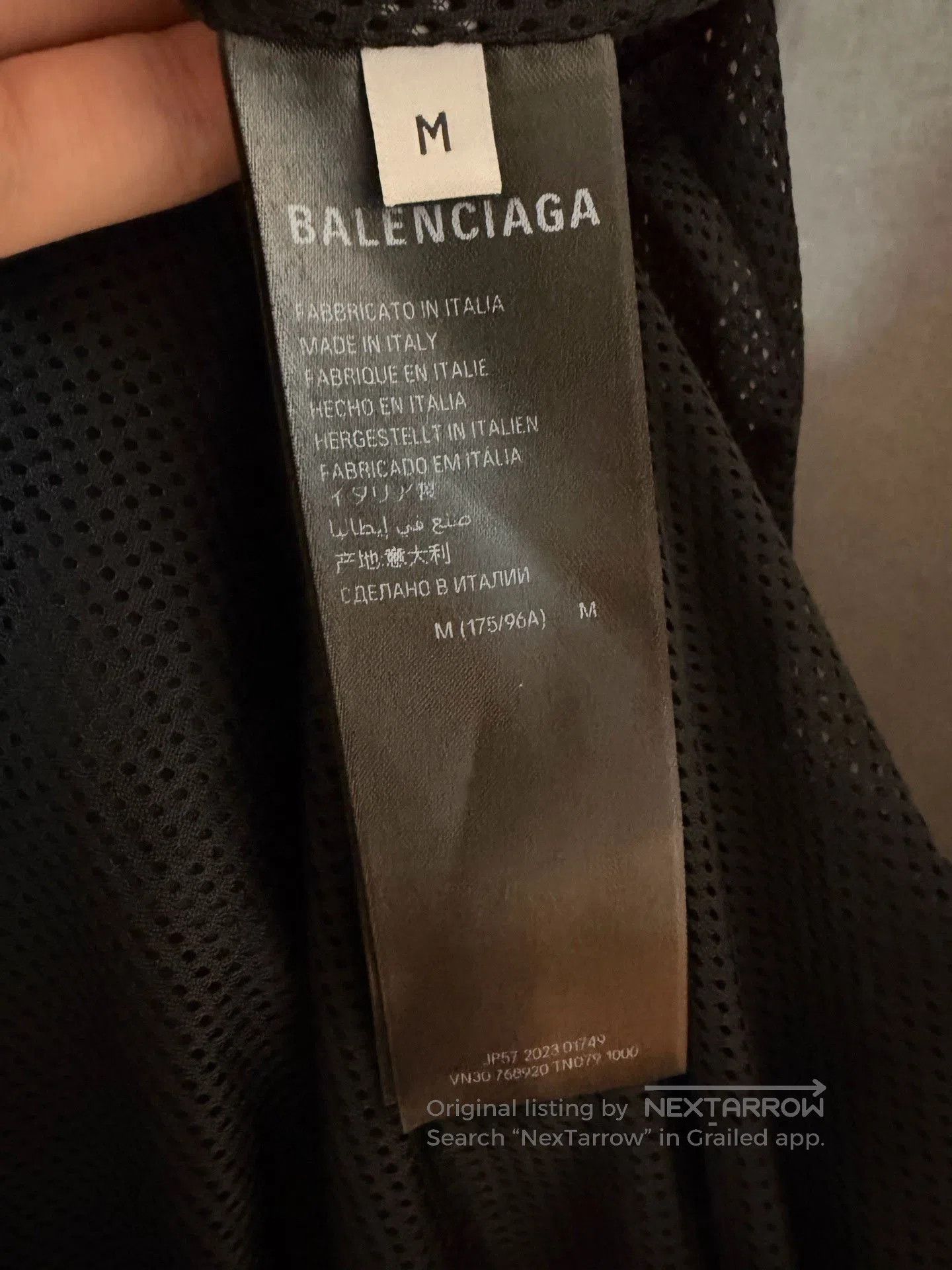 Balenciaga Balenciaga Arm Logo Print Jacket. Size US M / EU 48-50 / 2 - 4 Thumbnail