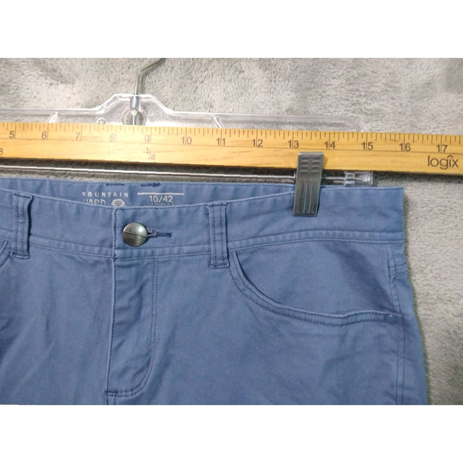 Mountain Hardwear Mountain Hardwear Jeans Womens 10 Blue Skinny Mid Rise Outdoor Hiking Stretch Shirt? Size 32" / US 10 / IT 46 - 3 Thumbnail