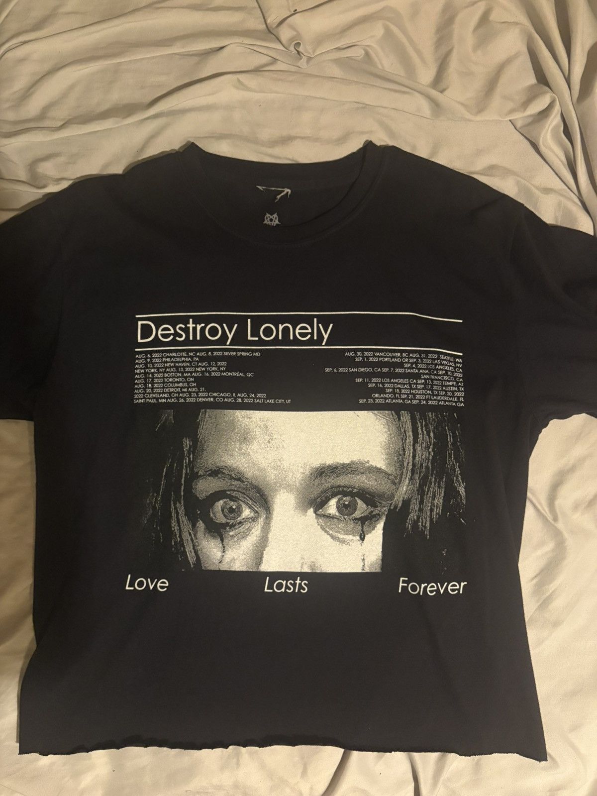 destroy lonely love lasts forever ゲームシャツ destroy lonely love lasts forever ゲームシャツ