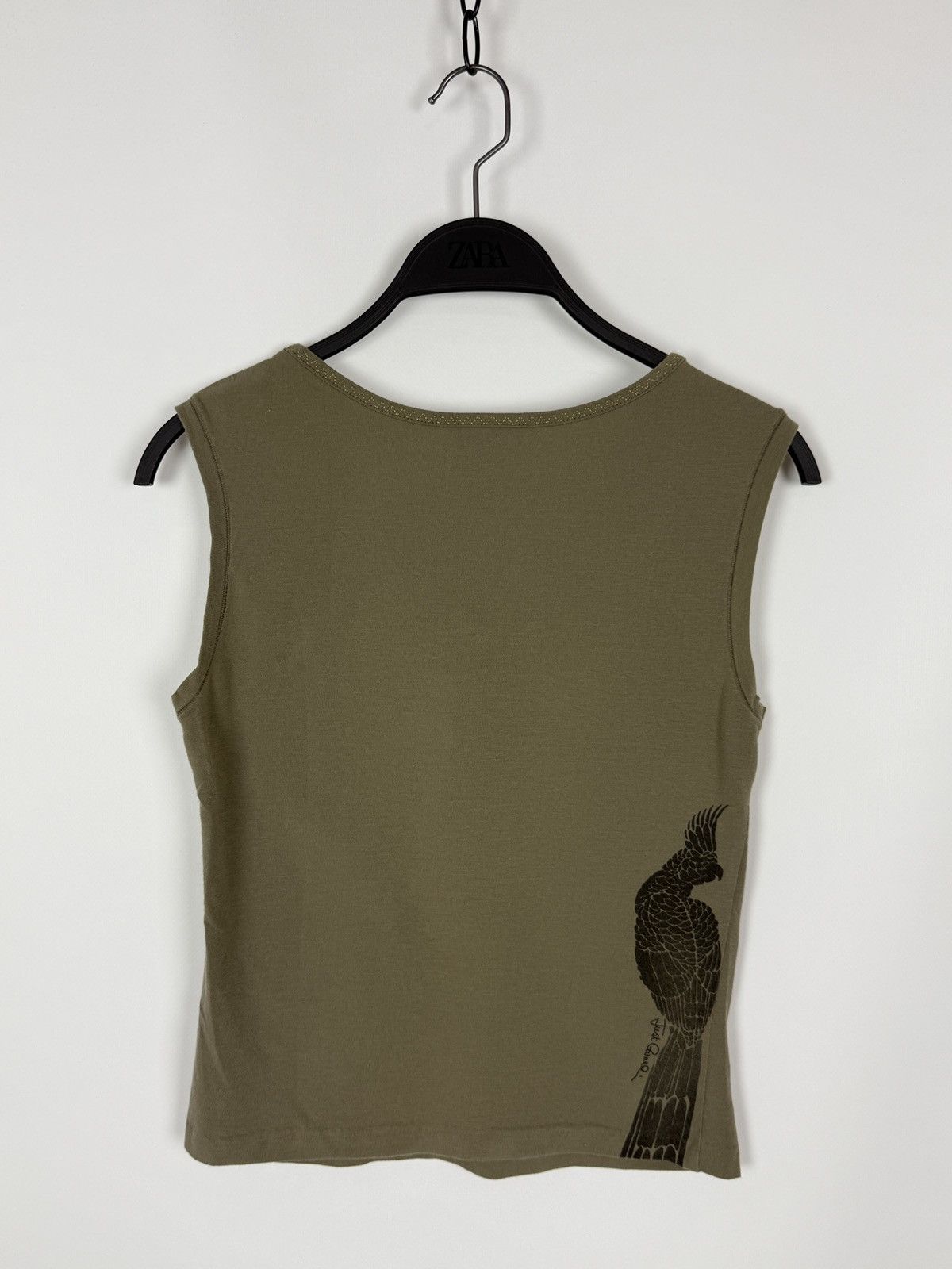 Just Cavalli Y2K Vintage Just Cavalli Parrots Graphic Tank Top M 2000s Size M / US 6-8 / IT 42-44 - 5 Thumbnail