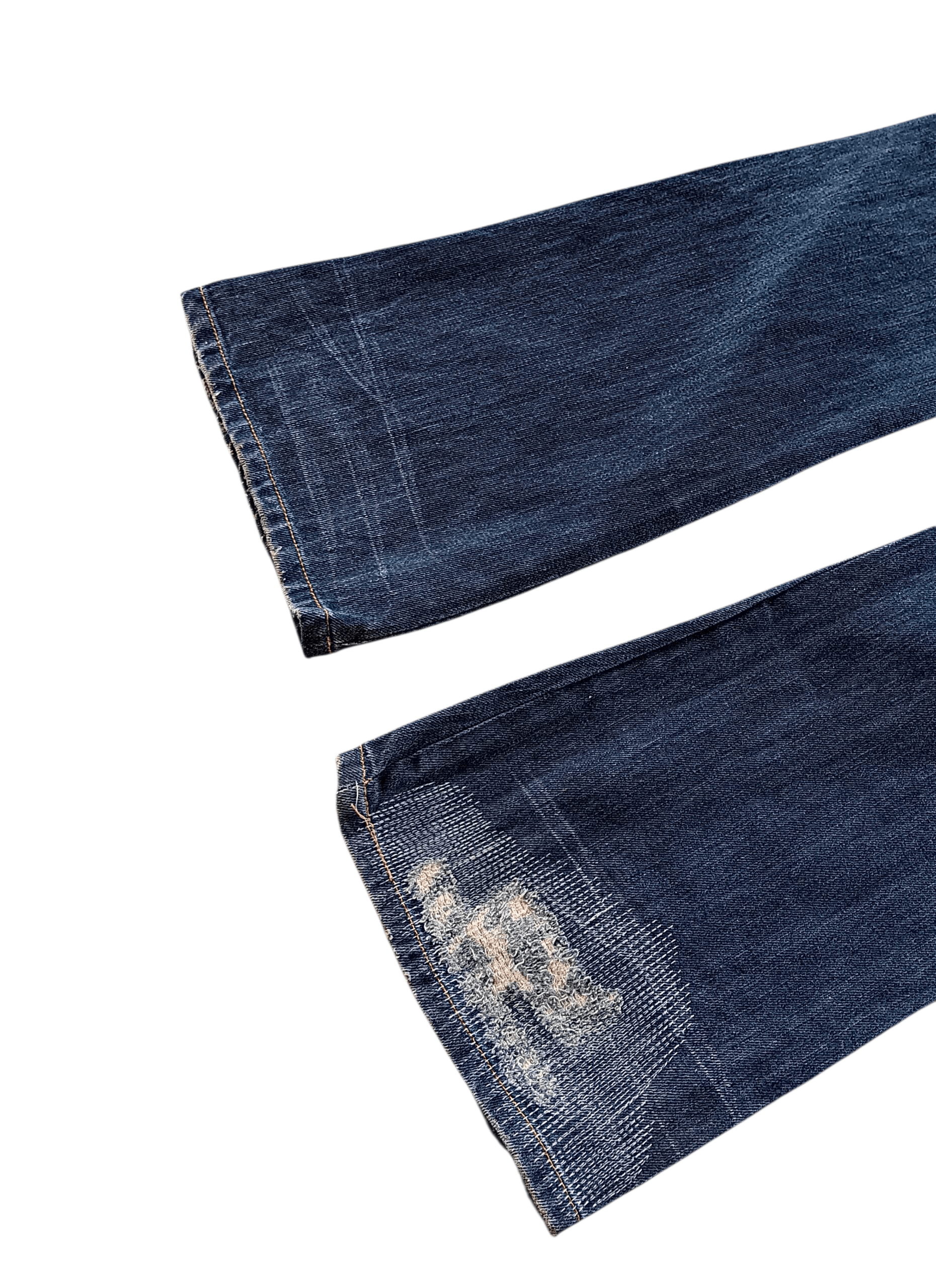 Vintage Big train boro stich flared low rise vintage jeans Size US 28 / EU 44 - 13 Thumbnail