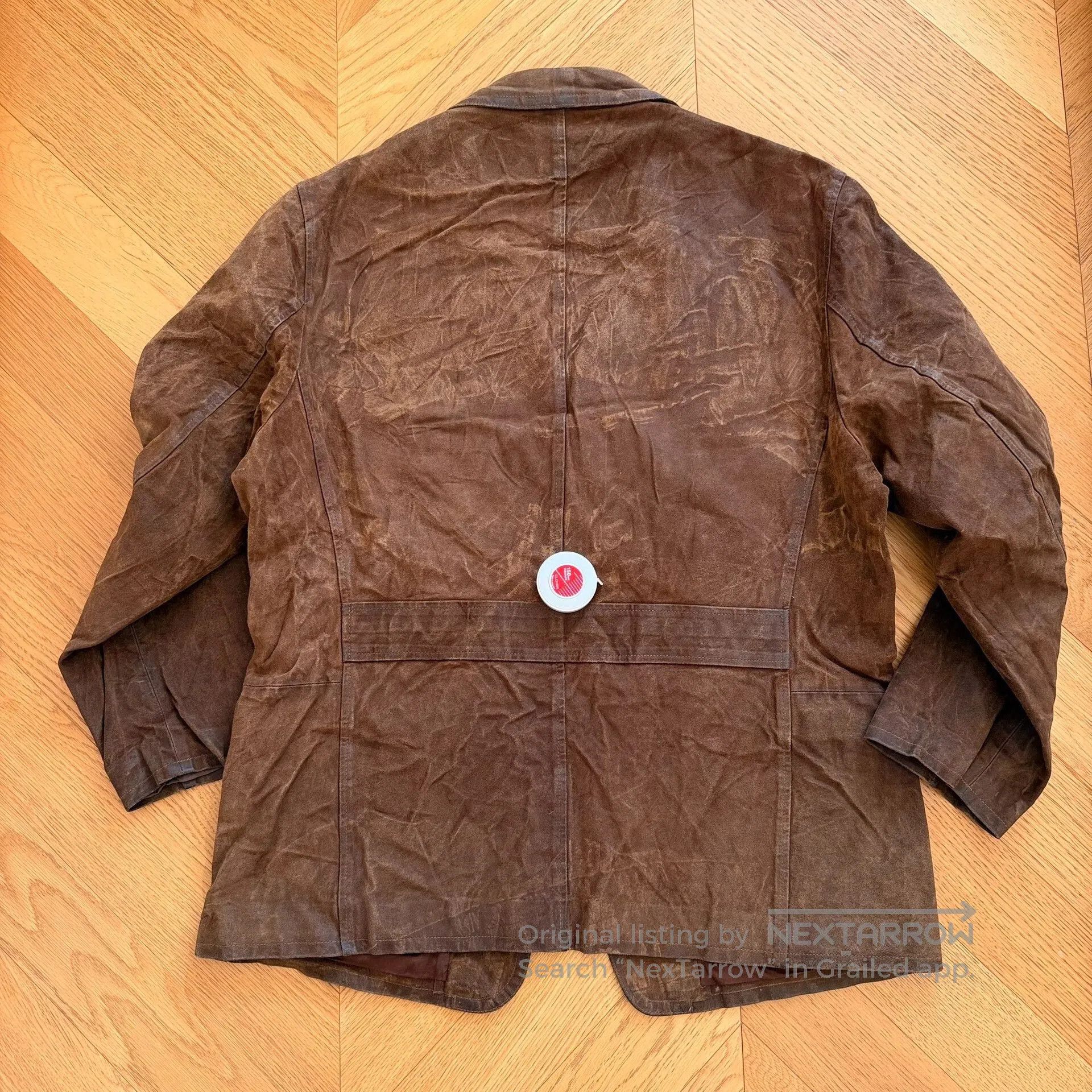 RLX Ralph Lauren Vintage Waxed Leather Outdoor Jacket. Size US XL / EU 56 / 4 - 3 Thumbnail