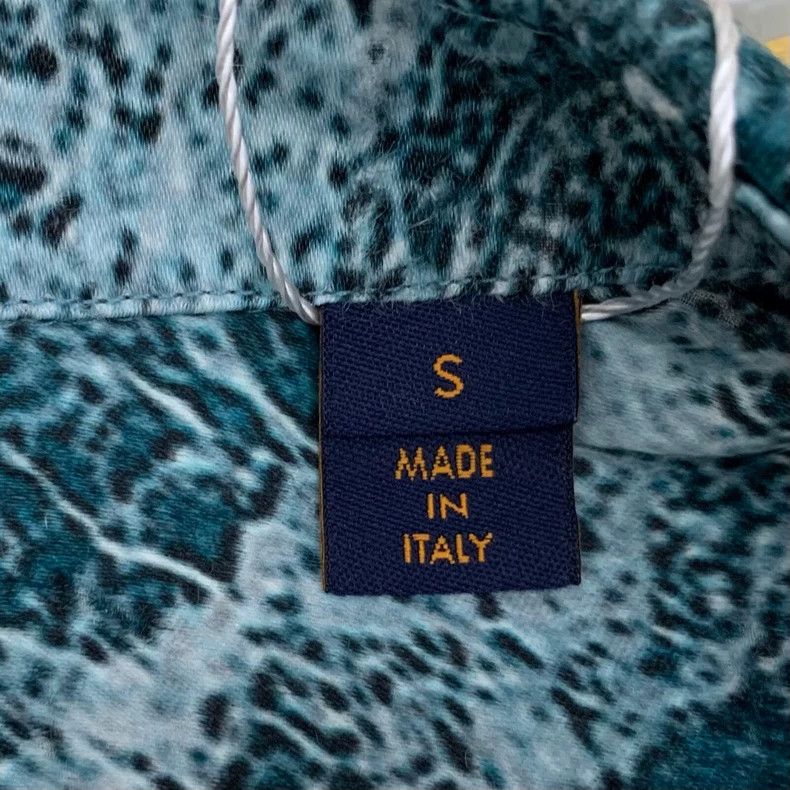 Louis Vuitton Louis Vuitton Blue Marble Print Lapel Single Breasted Shor Size US S / EU 44-46 / 1 - 7 Thumbnail