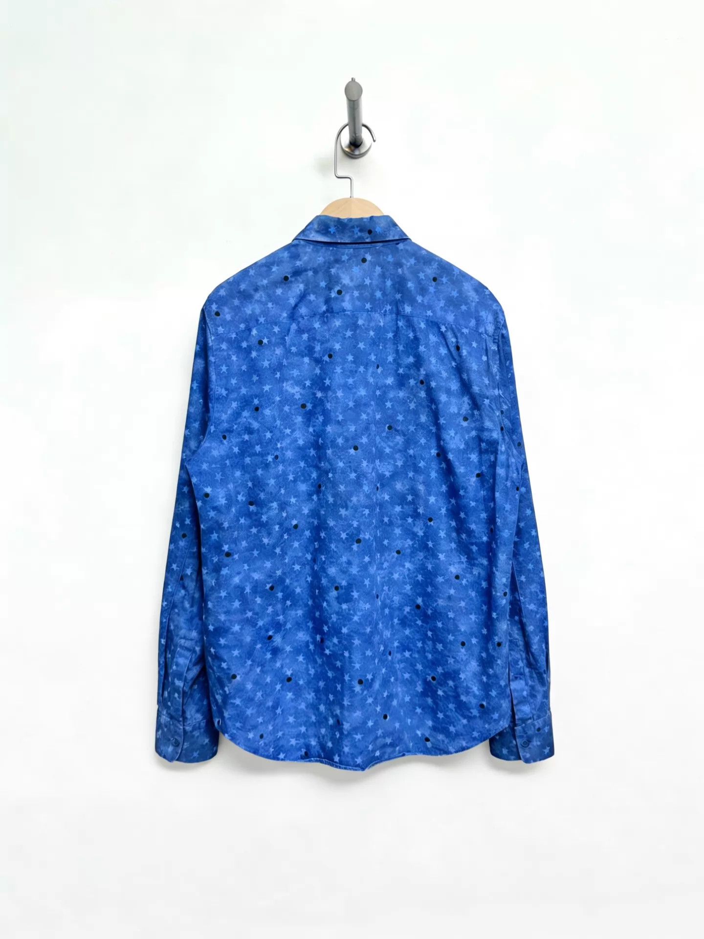 Comme des Garcons CDG AD2002 Star Pattern Long Sleeve Shirt Size US M / EU 48-50 / 2 - 2 Thumbnail