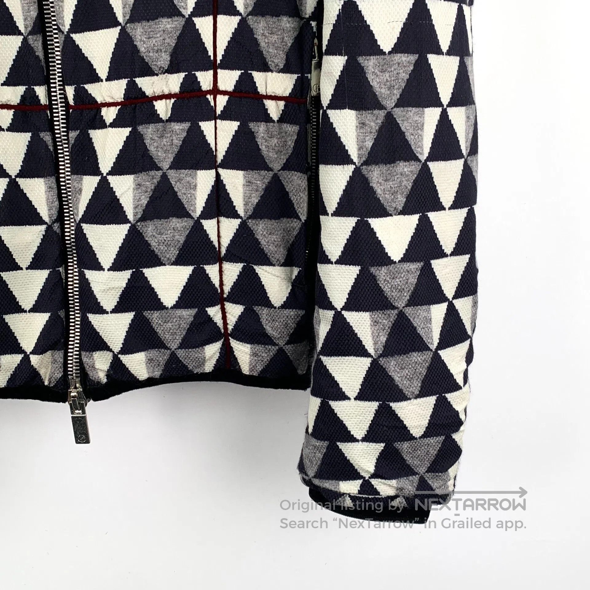Giorgio Armani Giorgio Armani Triangular Logo Cotton Jacket. Size US S / EU 44-46 / 1 - 4 Thumbnail