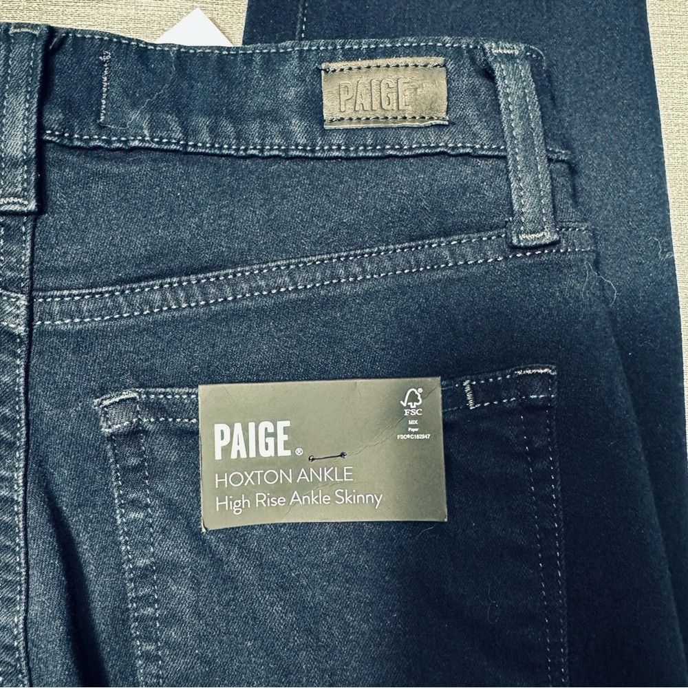 Paige NWT New Paige Hoxton Ankle Skinny Indy Jean Size 25 Size 25" / US 0 / IT 36 - 8 Thumbnail