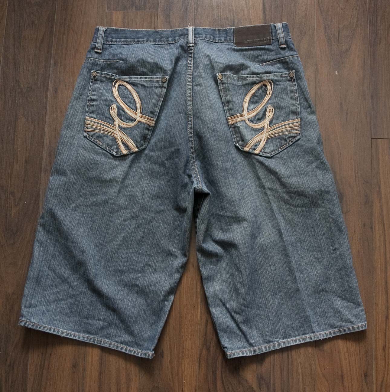 G-Unit × Vintage G Unit Denim Shorts Size 35 Blue Vintage Size US 35 - 2 Thumbnail
