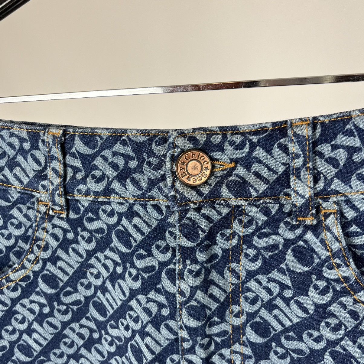 See by Chloe See By Chloé denim jeans mini skóry Size 25" / US 0 / IT 36 - 4 Thumbnail