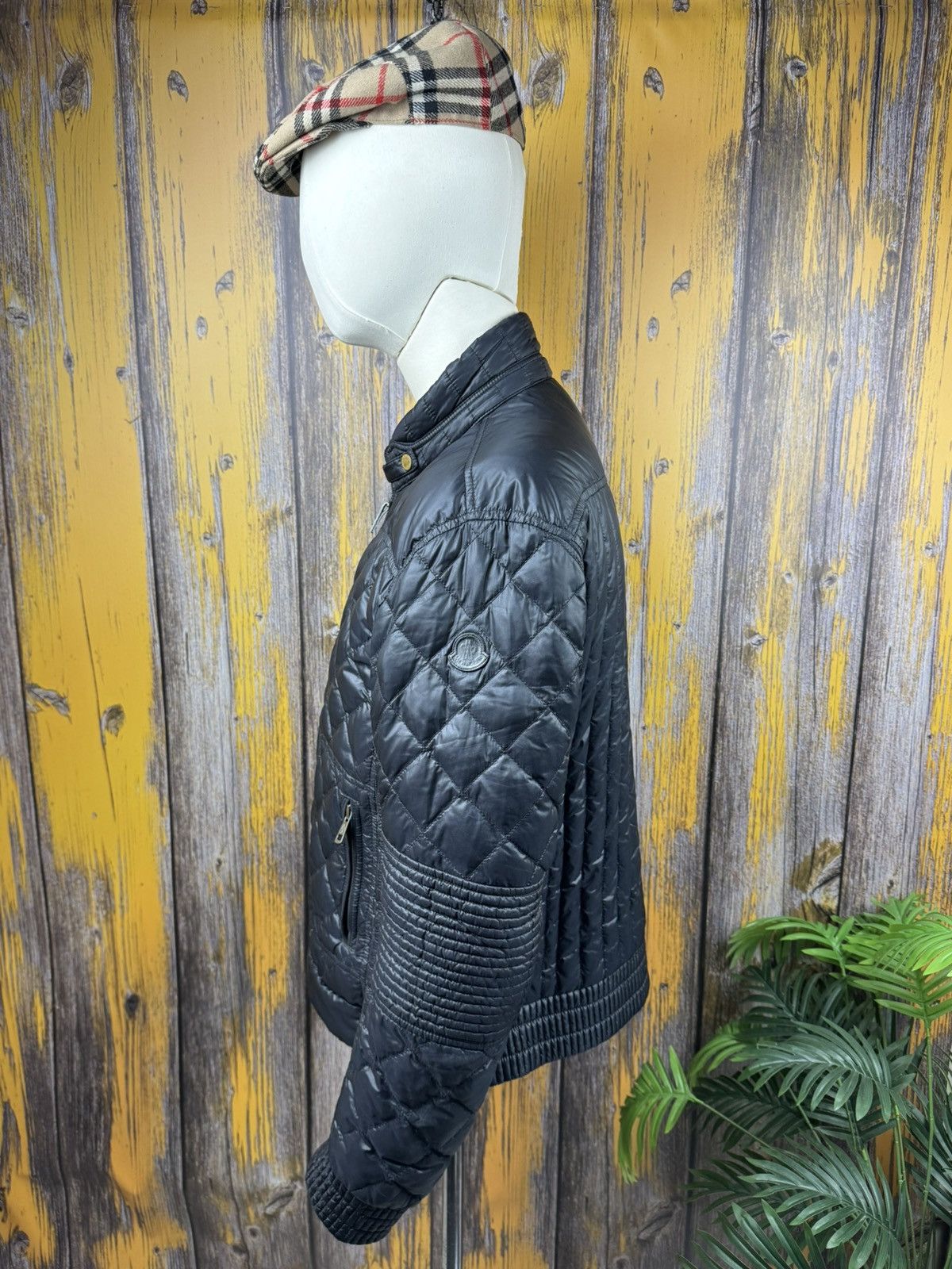 Moncler Moncler Aristide Down Puffer Biker Bomber Jacket Vintage Size US L / EU 52-54 / 3 - 2 Thumbnail