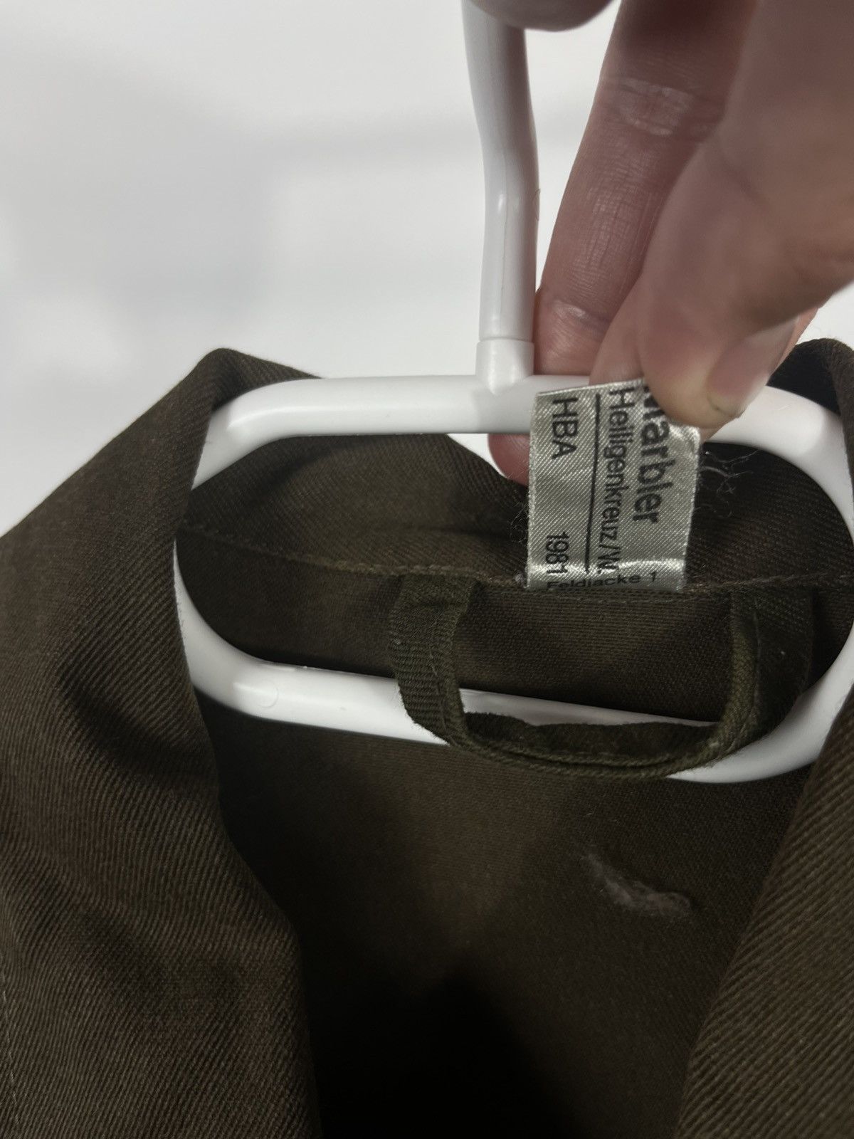 Other 1981 German Army Moleskin Field Shirt Olive Military Vintage Size US L / EU 52-54 / 3 - 5 Thumbnail
