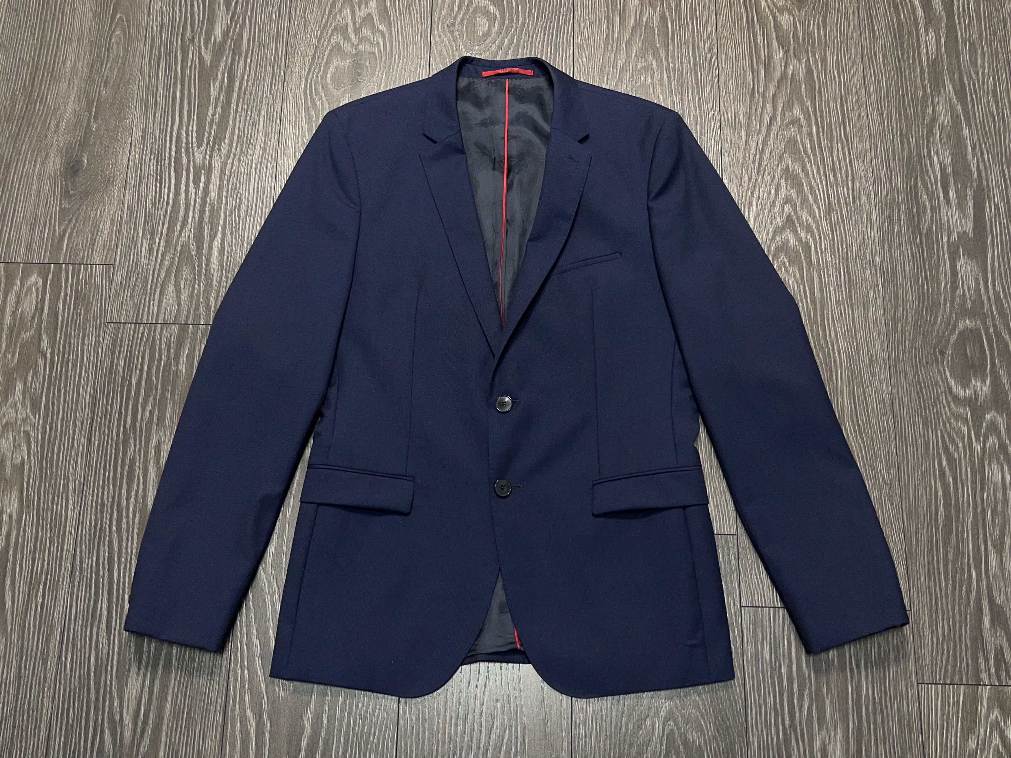 Hugo Boss Arti Hesten 193 2 Piece Blazer Trousers Pants Size 98 40/50L Size 40L - 2 Thumbnail