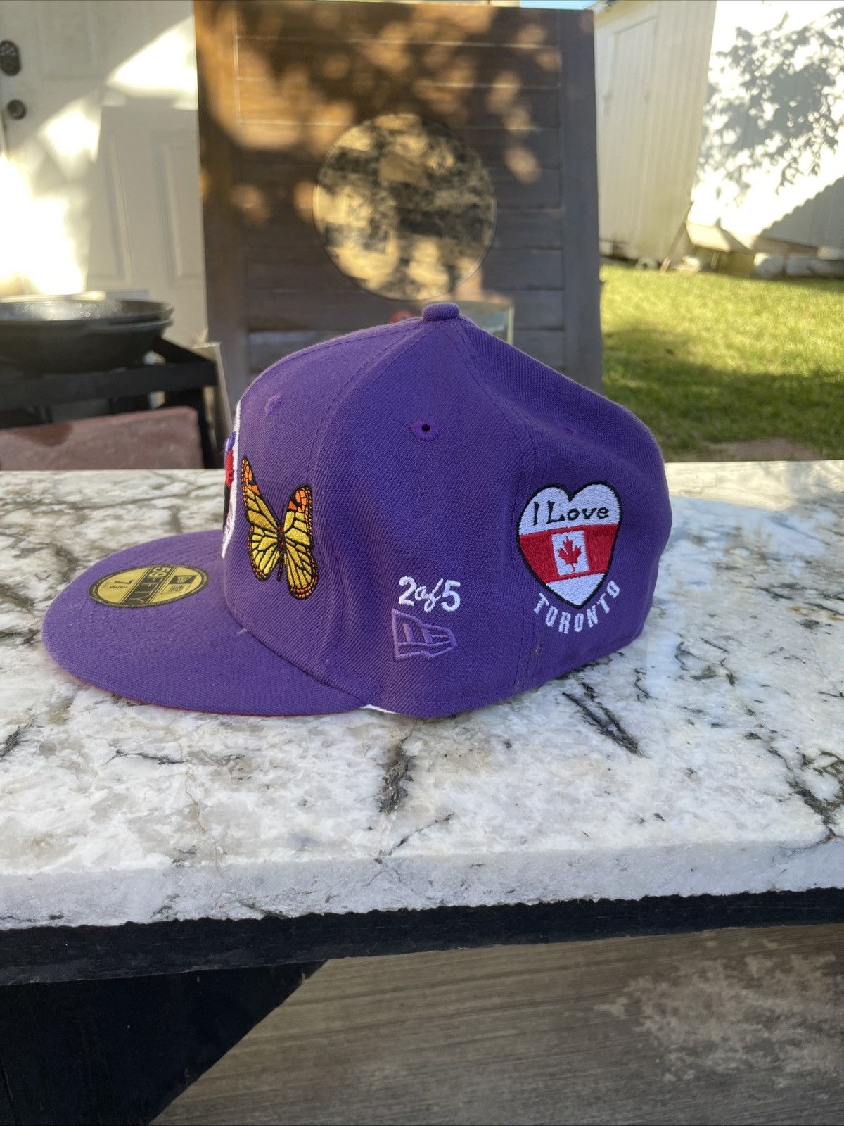 Other Blue Jays Rare 2 of 5 New Era Fitted 7/38 Size ONE SIZE - 4 Thumbnail