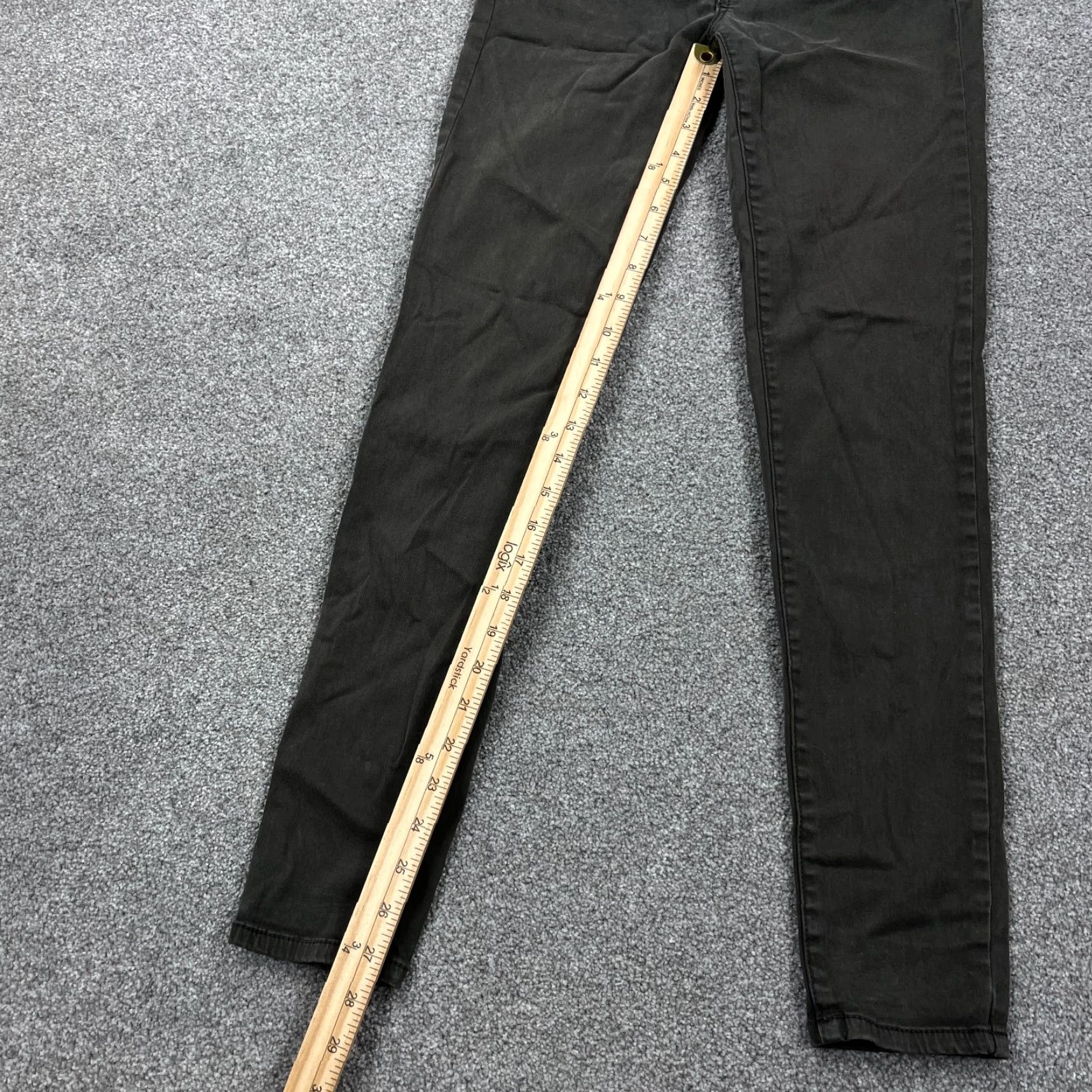 American Eagle Outfitters American Eagle Jeans Women 4 Gray Jegging Mid Rise Sateen Stretch Pants Ladies Size 27" / US 4 / IT 40 - 5 Thumbnail
