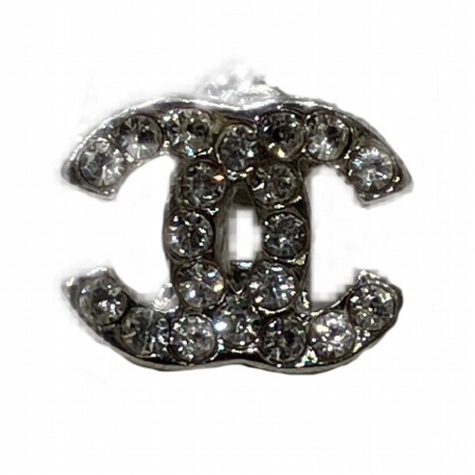 image of Chanel Cocomark Rhinestone Brand Accessories Earrings Ladies, Women's