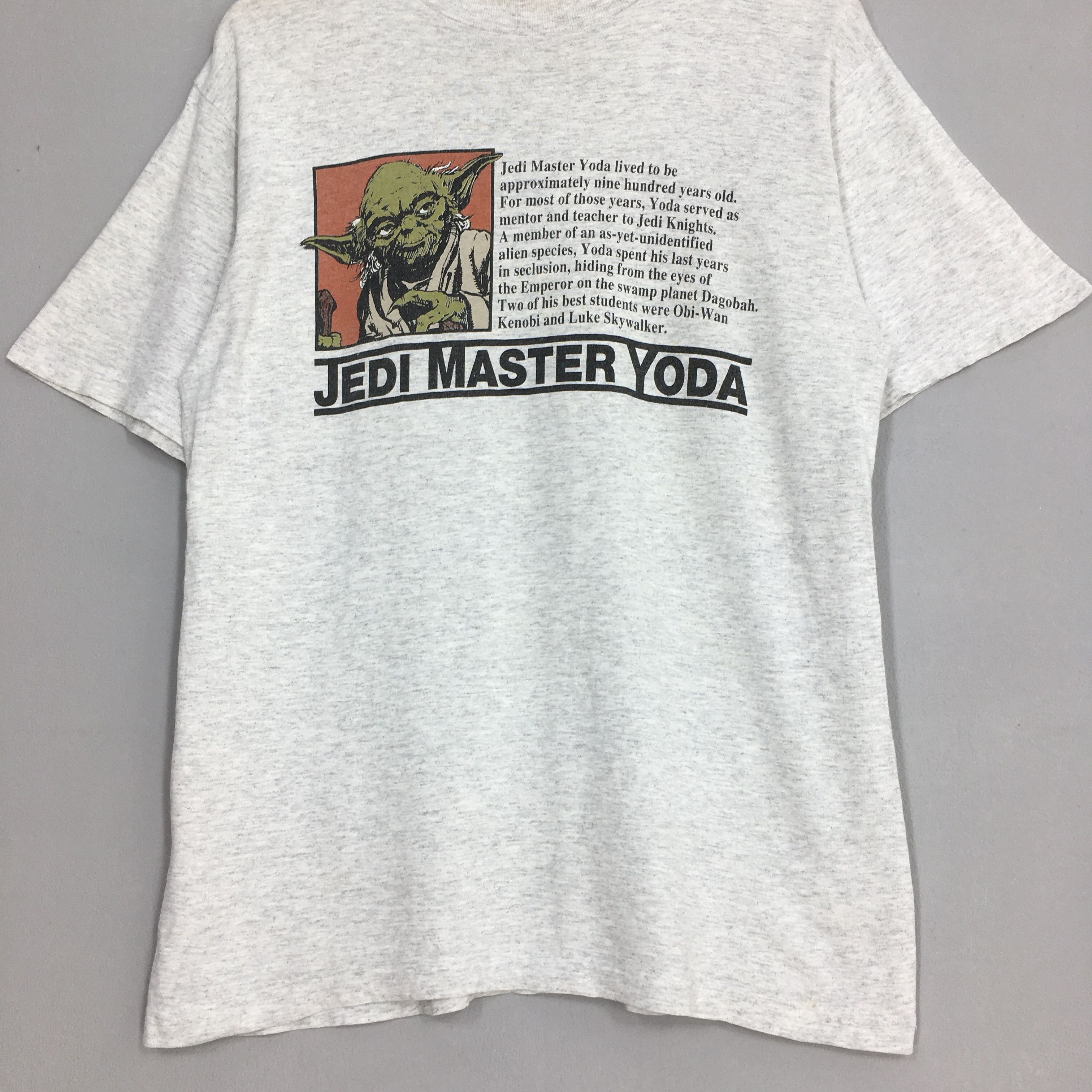 Star Wars 90s Star Wars Jedi Master Yoda Movies Tshirt Medium Size US M / EU 48-50 / 2 - 3 Thumbnail