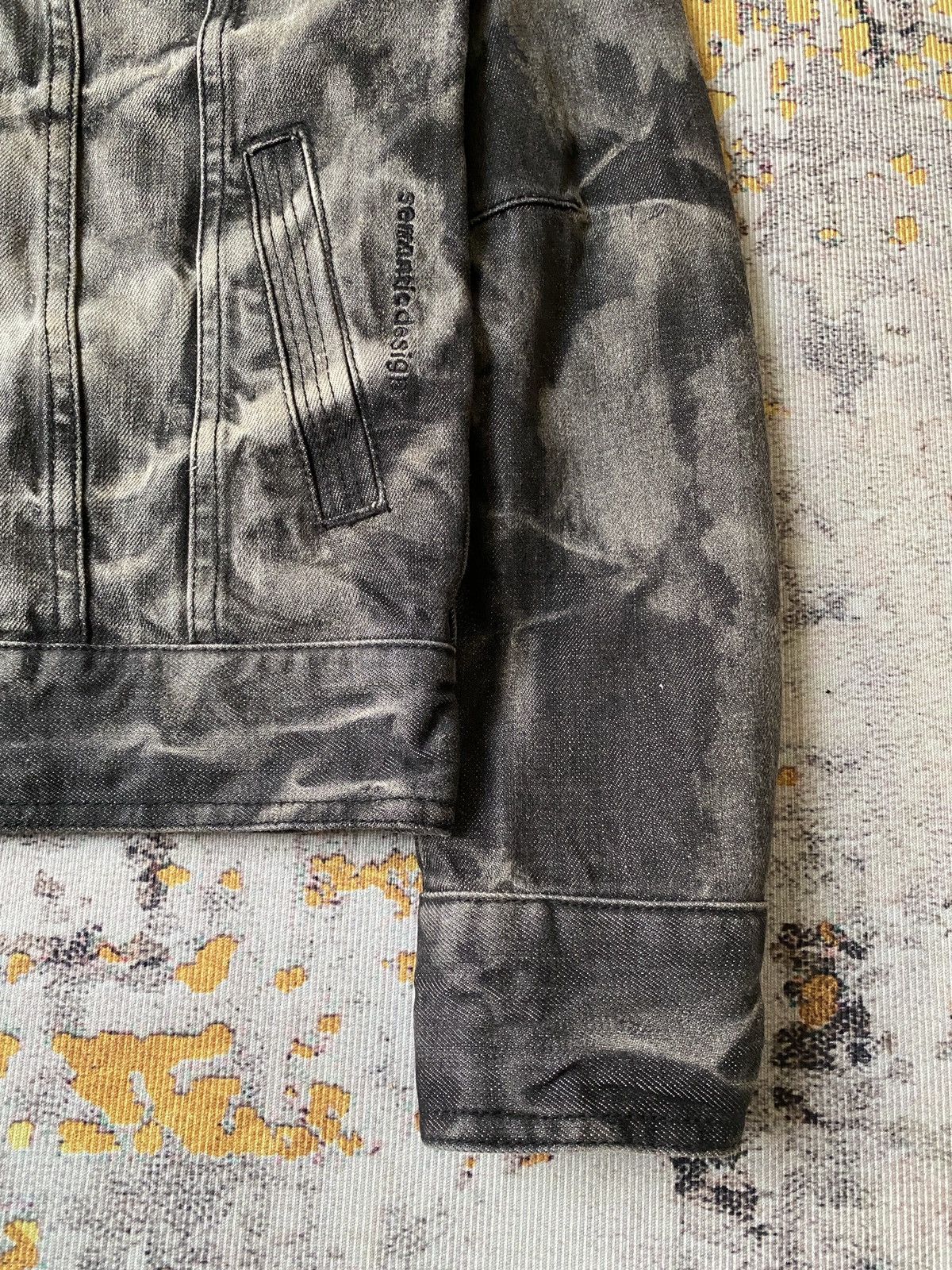 Roen Roen X Semantic Design Bleached Distressed Denim Jacket Size US M / EU 48-50 / 2 - 8 Thumbnail