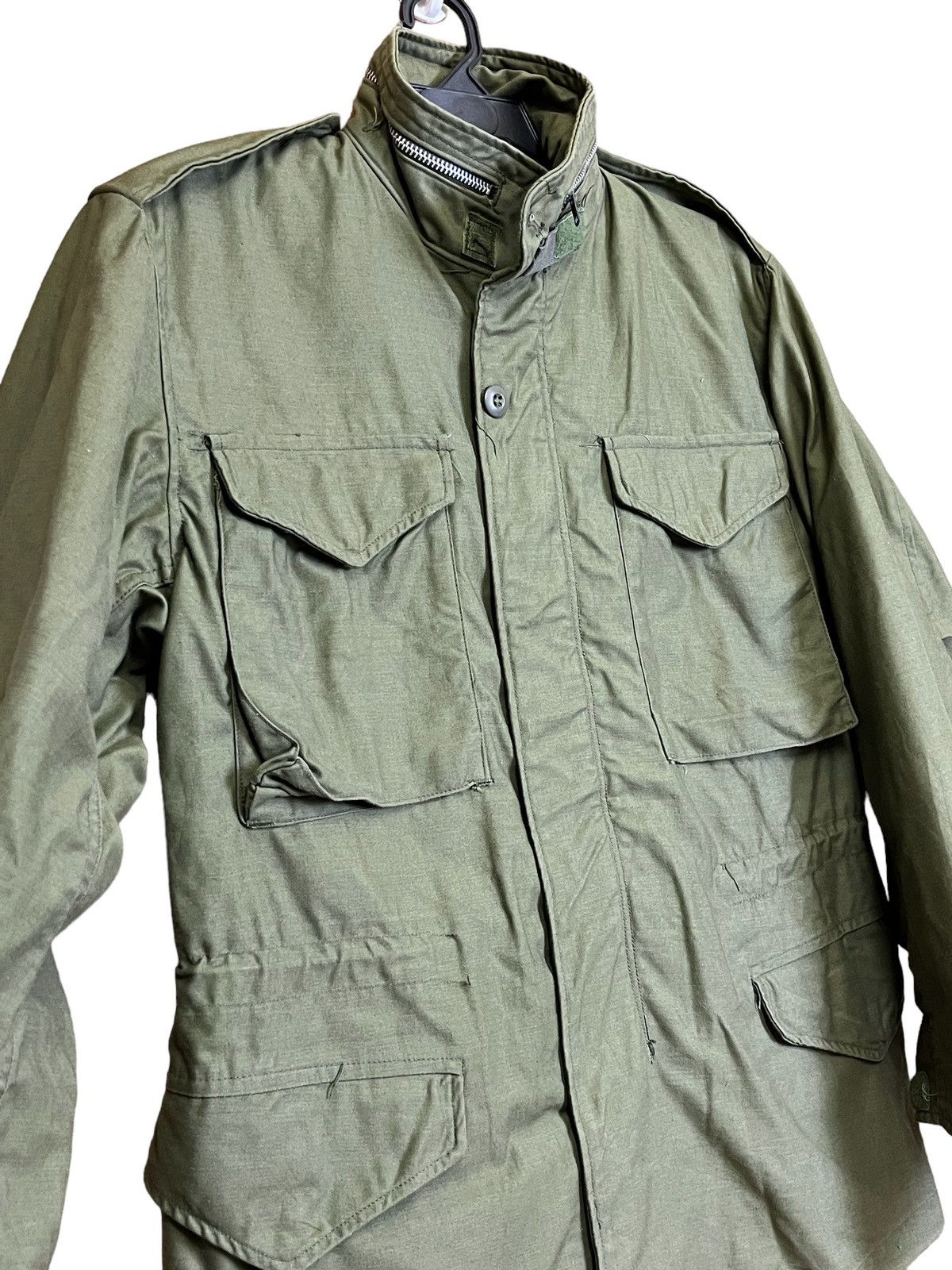 Alpha Industries VINTAGE 60s ALPHA INDUSTRIES M-65 OG-107 FIELD ARMY JACKET Size US S / EU 44-46 / 1 - 4 Thumbnail