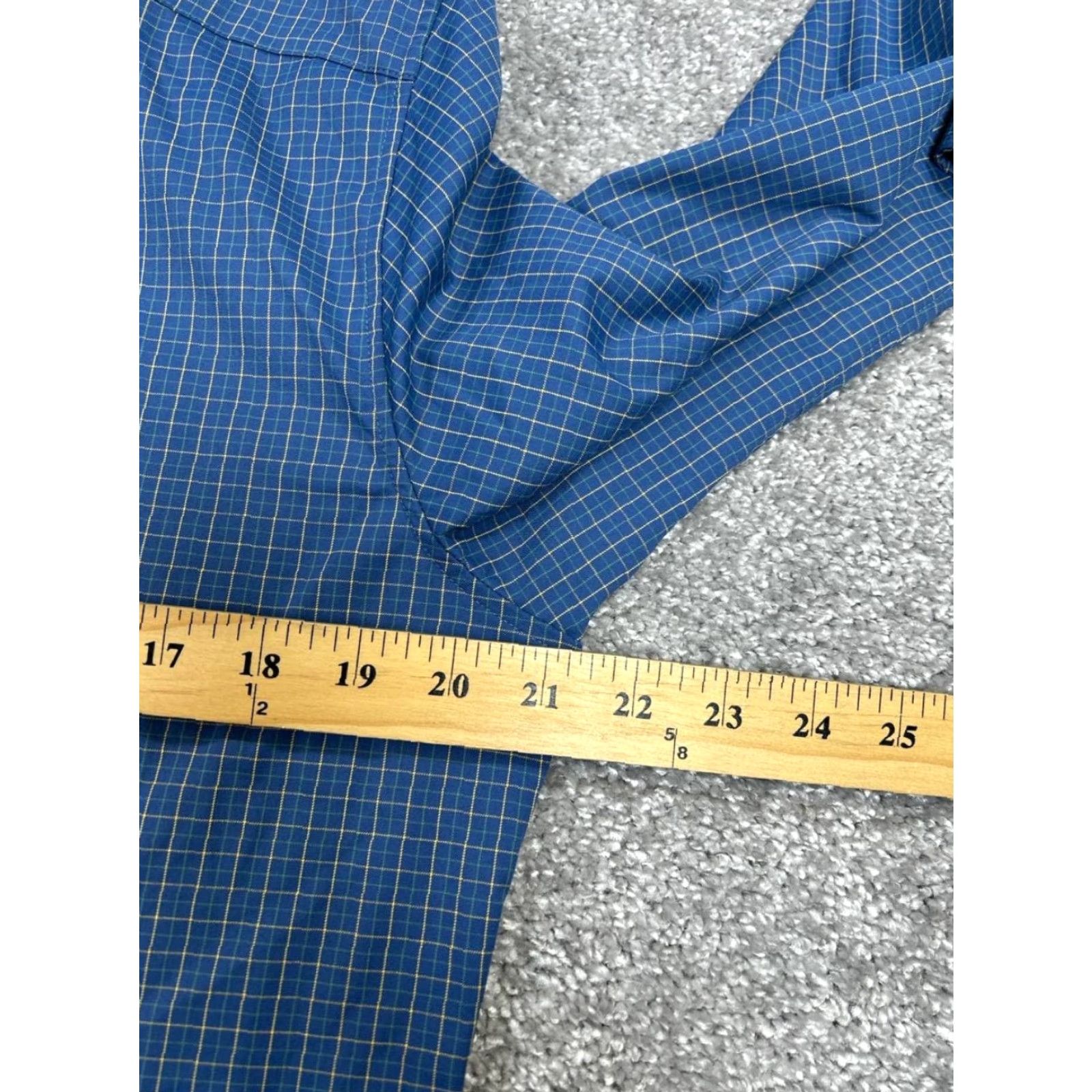 Bonobos Bonobos Shirt Bonobos Mens Large Blue Yellow Button Up Plaid Collared Cotton Woven Casual Slim Regular Size US L / EU 52-54 / 3 - 6 Thumbnail