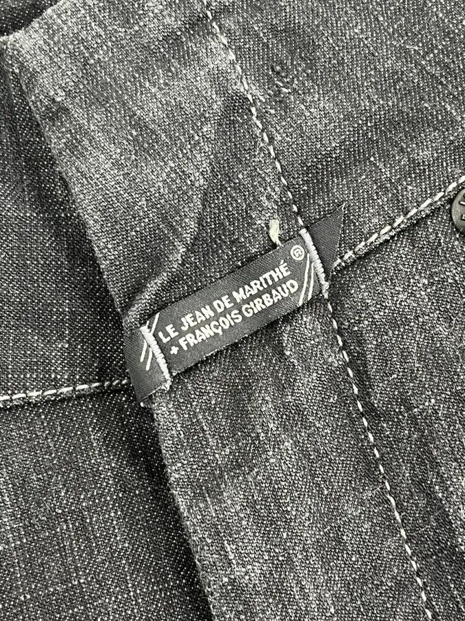 Marithe + Francois Girbaud 2000s Marithé + François Girbaud Dark Grey Avant-Garde Flared Denim Jeans Size US 30 / EU 46 - 12 Thumbnail