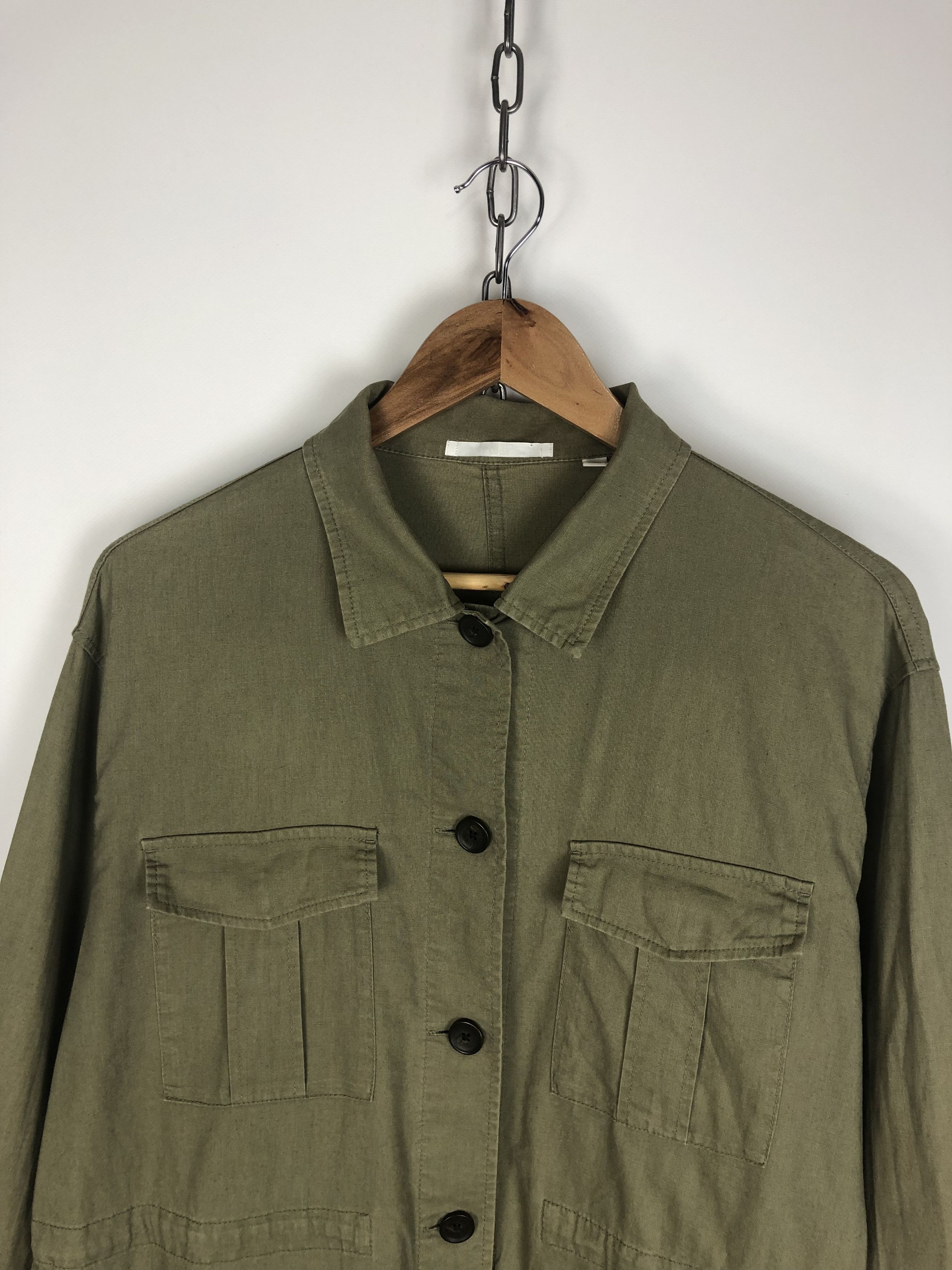 Uniqlo Uniqlo Overshirt Jacket Khaki size M Size US M / EU 48-50 / 2 - 2 Thumbnail
