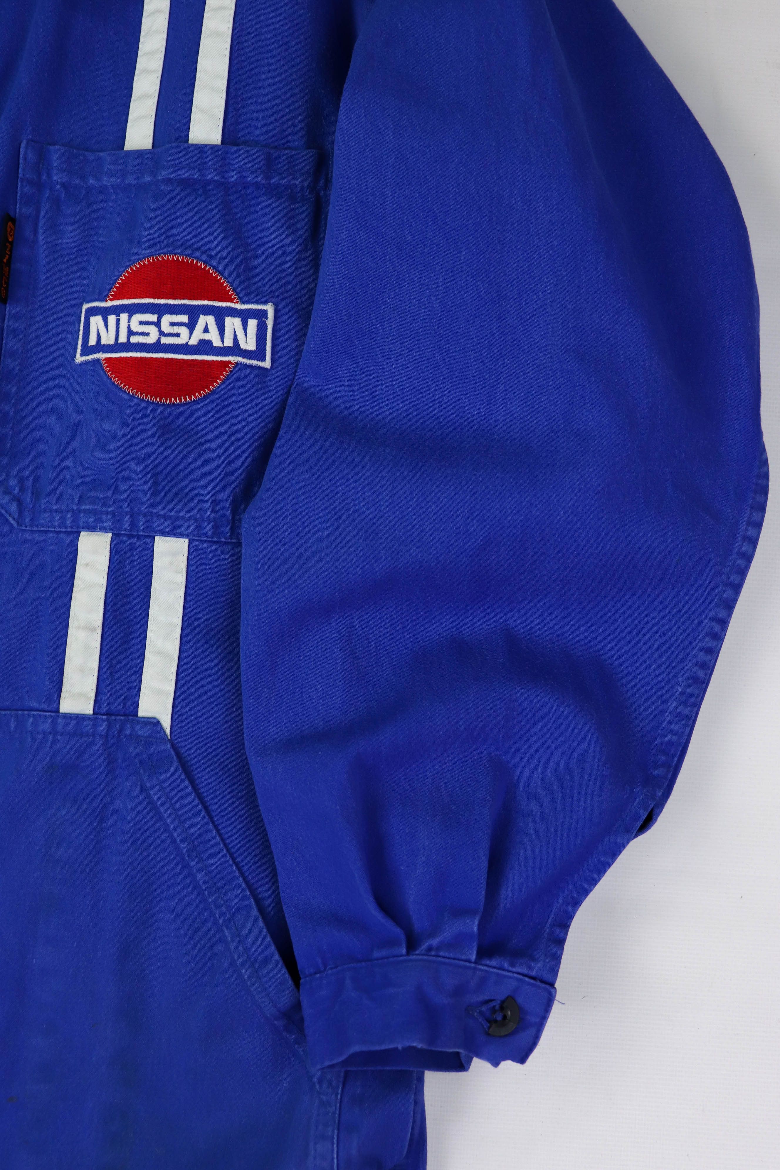Vintage Vintage ZIMCO Nissan Distressed Faded Racing Work Coverall Size US 36 / EU 52 - 7 Thumbnail
