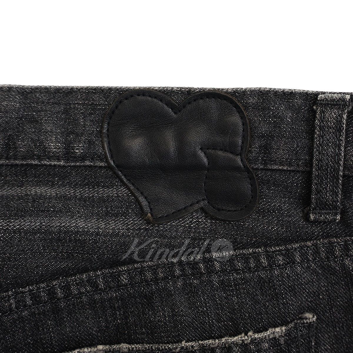 Number (N)ine Number (N)ine 04AW GIVE Damage Denim Pants Size US 31 - 6 Thumbnail