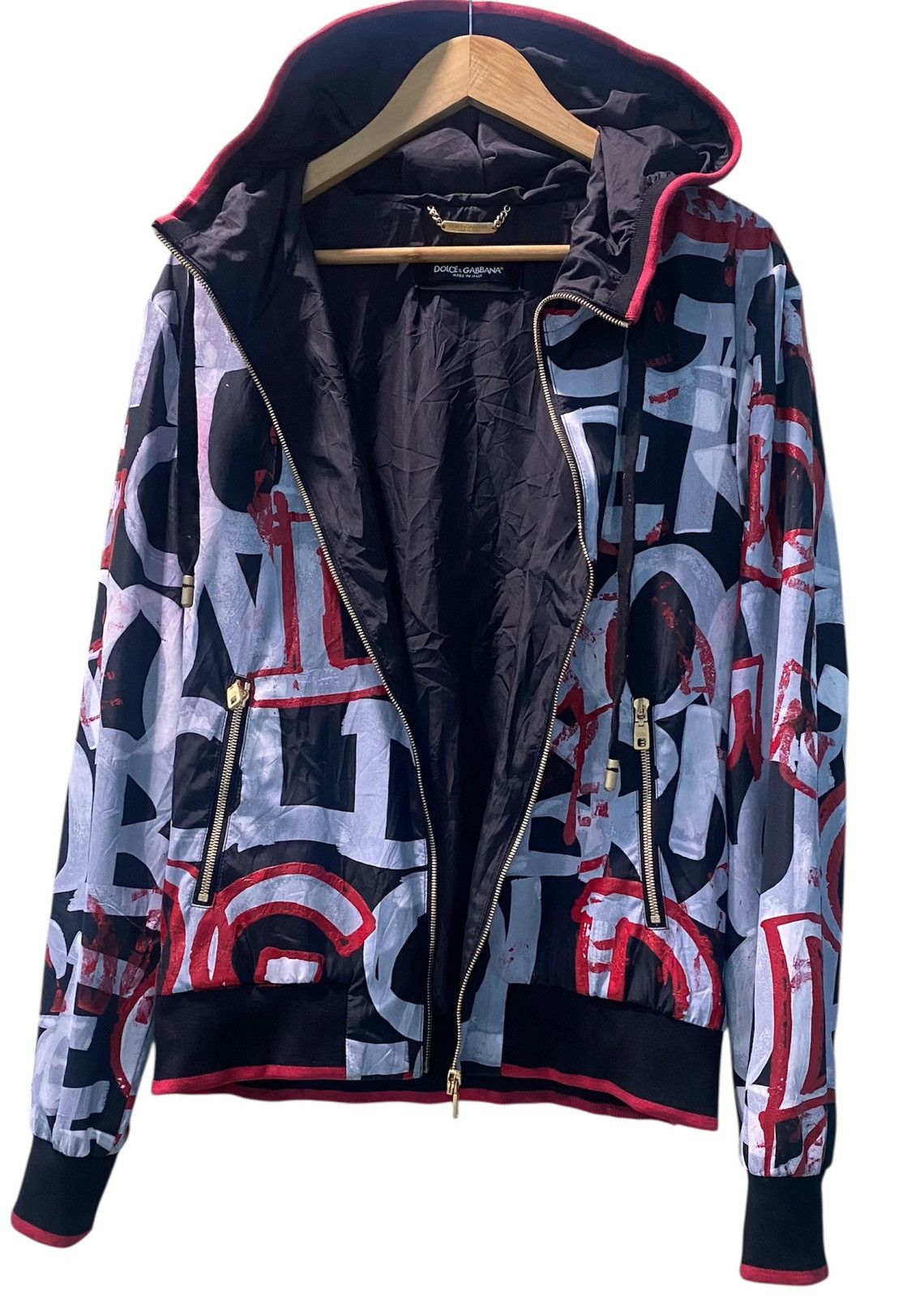 Dolce & Gabbana 995€ Dolce & Gabbana Graffiti Print Technical Jacket. Size US S / EU 44-46 / 1 - 3 Thumbnail