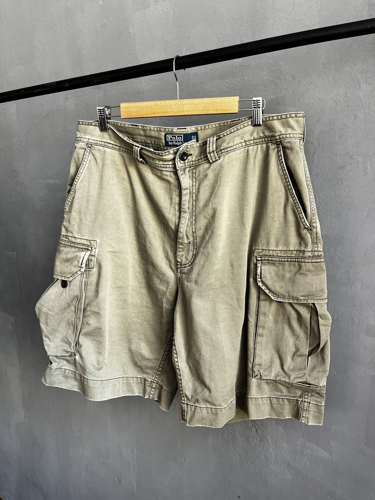 Polo Ralph Lauren × RRL Ralph Lauren × Vintage Polo Ralph Lauren cargo shorts vintage Size US 36 / EU 52 - 1 Thumbnail