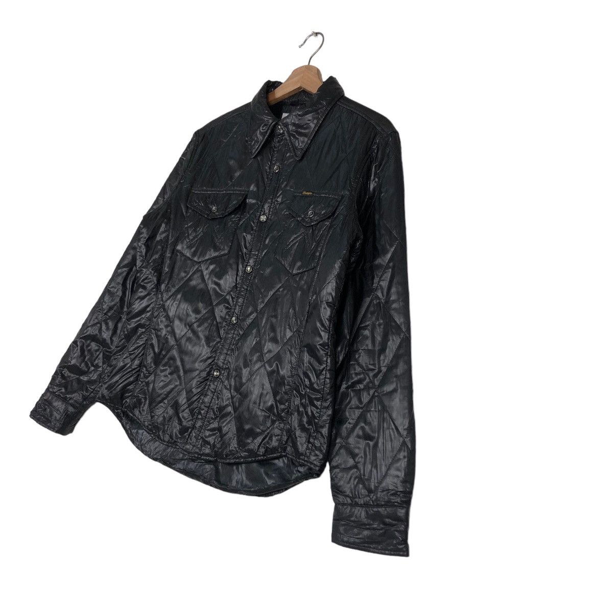 Japanese Brand 🔥Vintage Biker Jacket Wrangler Greens Boro Usa Light Puffer Size US M / EU 48-50 / 2 - 2 Thumbnail