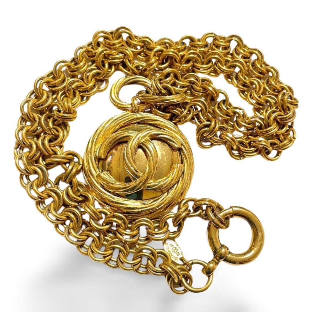 Chanel Vintage CHANEL nice and heavy chain necklace with mirror Size ONE SIZE - 3 Thumbnail