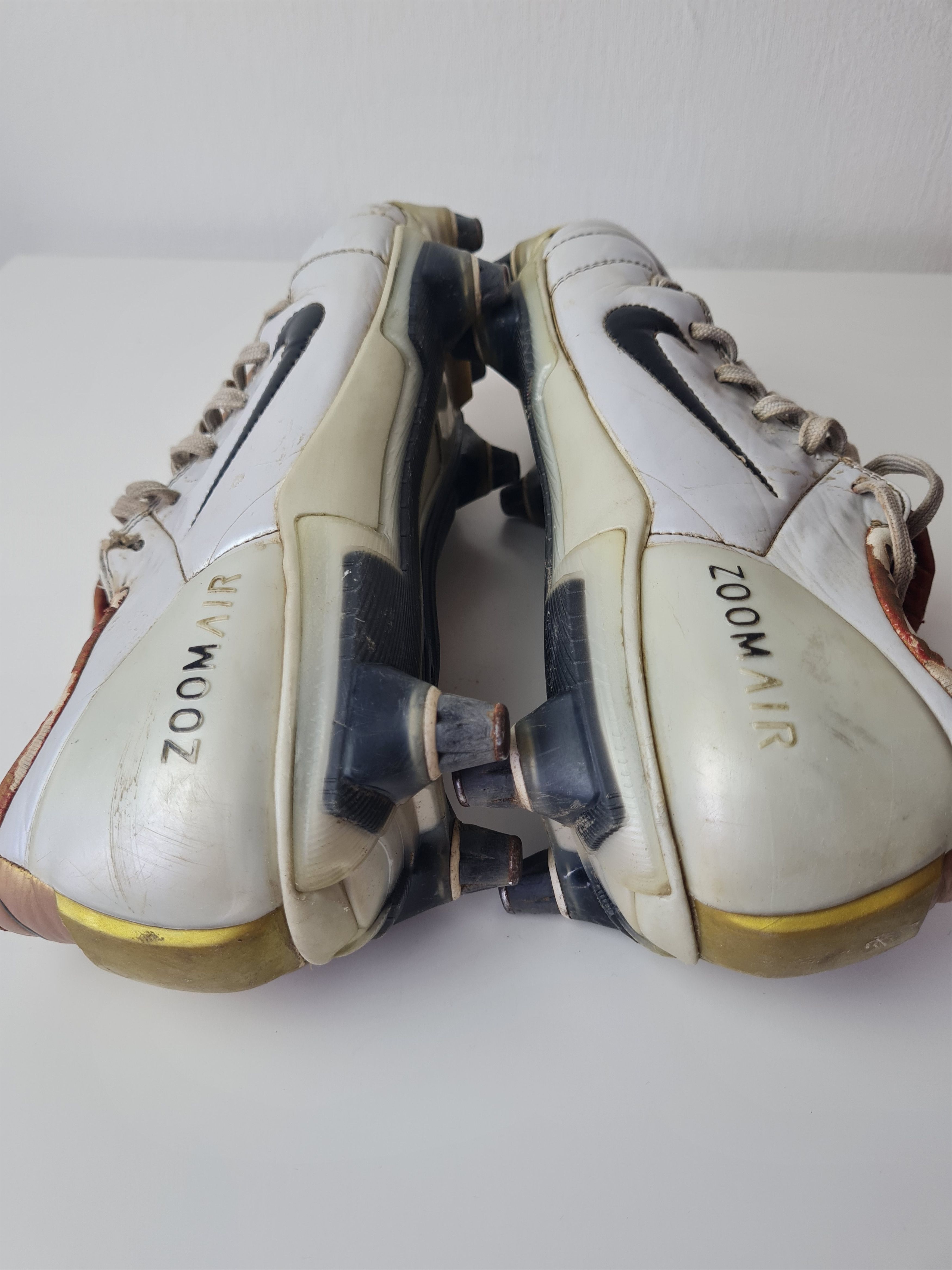 Nike Nike Total90 Air Zoom White Professional Football Boots Size US 12.5 / EU 45-46 - 17 Thumbnail