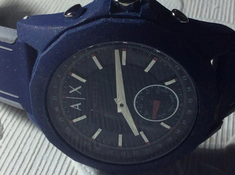 Armani Exchange Armina men's connected blue rubber strap watch Size ONE SIZE - 8 Thumbnail