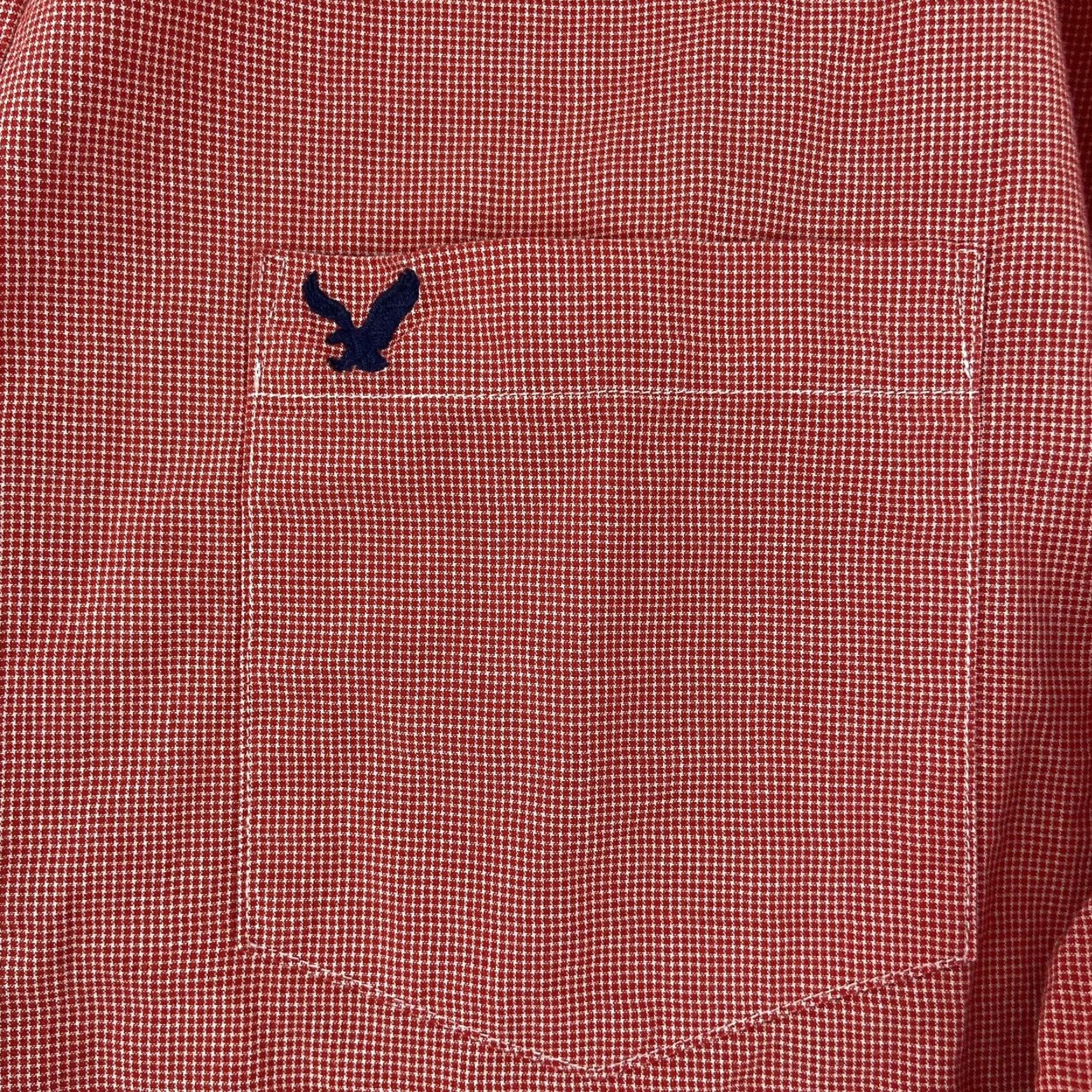 American Eagle Outfitters American Eagle Outfitters Shirt Men 2XL Red Plaid Button-Down Long Sleeve Size US XXL / EU 58 / 5 - 5 Thumbnail