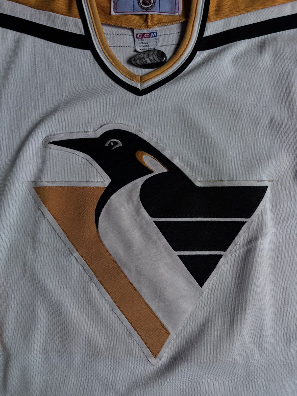 Ccm Vintage 90s CCM Pittsburgh Penguins "Robopen" NHL Jersey Size US M / EU 48-50 / 2 - 3 Thumbnail