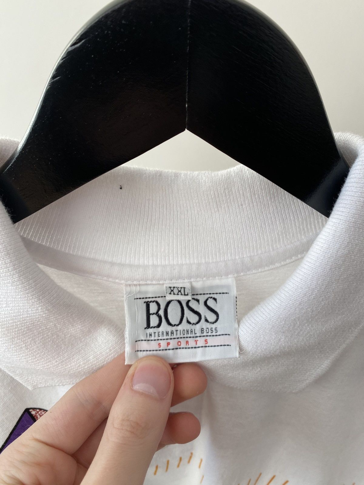 Hugo Boss Vintage Hugo Boss International Golfing Club Polo Shirt 90s Size US XXL / EU 58 / 5 - 6 Thumbnail
