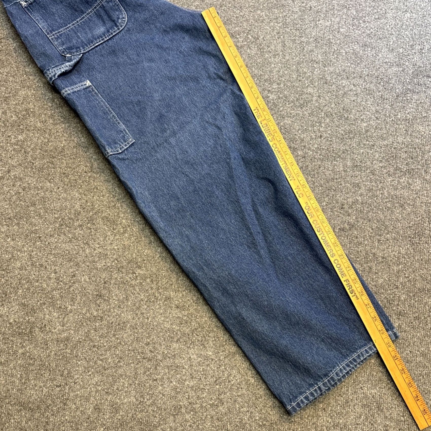 Carhartt Carhartt Jeans Men’s 38x30 Denim Cotton 813-DST Blue Men’s Straight Pockets Regular 30 Inseam Size US 38 / EU 54 - 8 Thumbnail