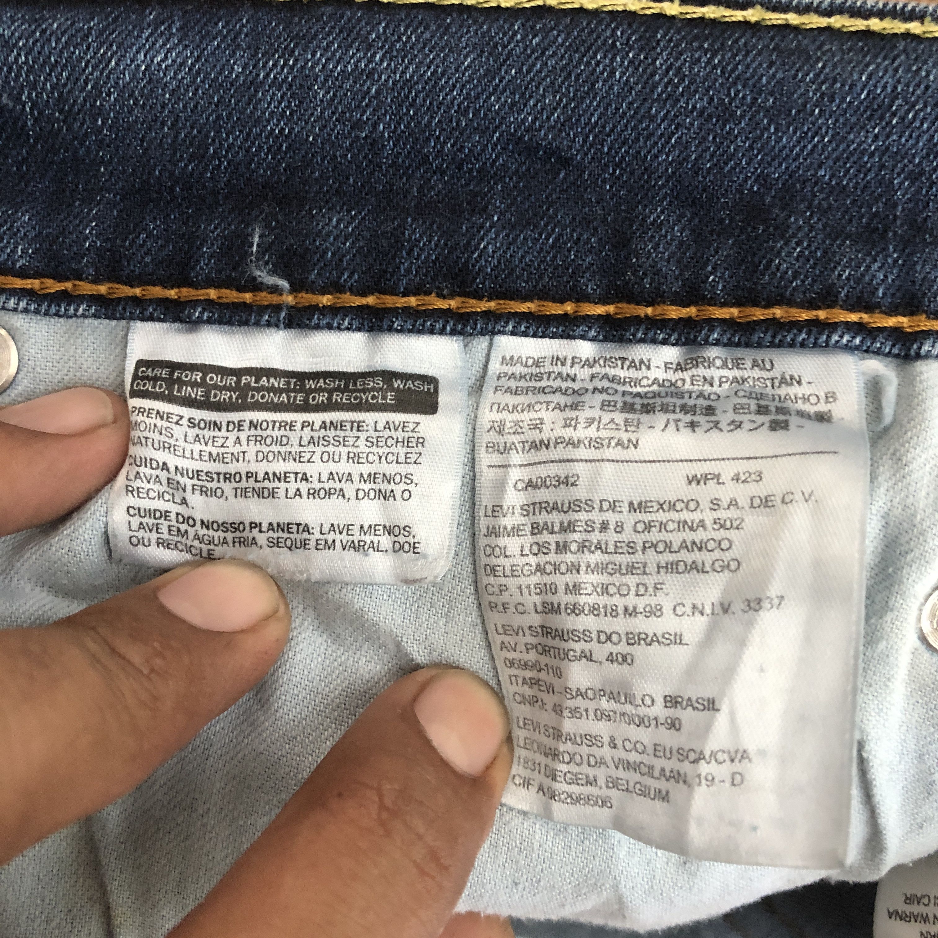 Levi's × Vintage Vintage Levis Distressed Jeans Levi's Ripped Denim Pants Size US 38 / EU 54 - 13 Thumbnail