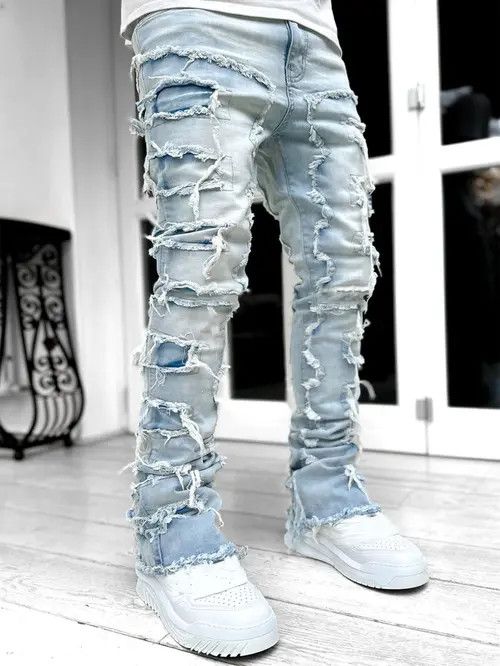Japanese Brand Hikaru x Inoue #25 Streetwise Stretch Pants Jeans Size US 38 / EU 54 - 4 Thumbnail