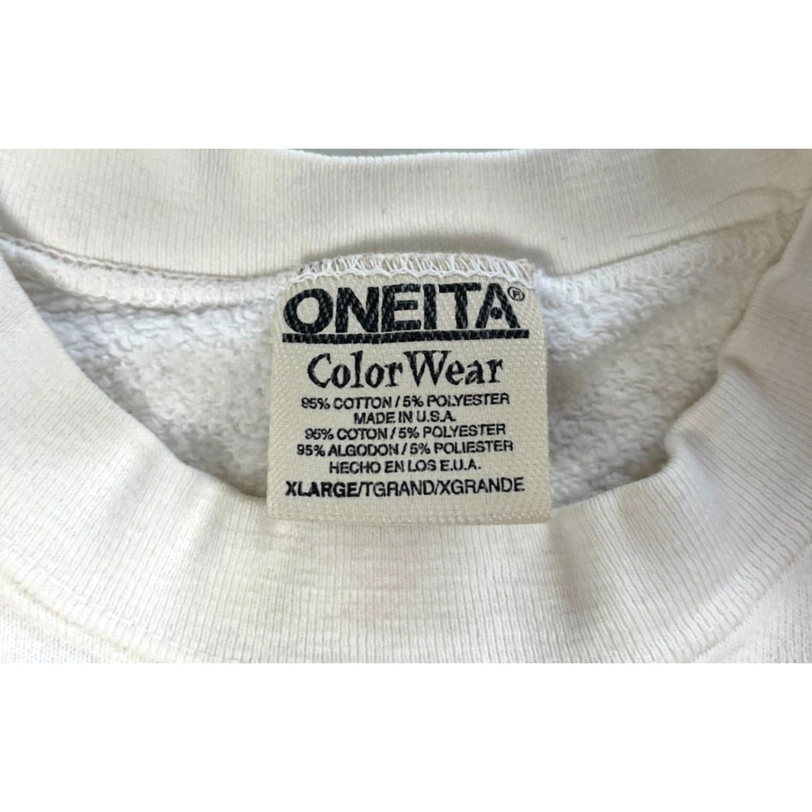Vintage VINTAGE Oneita Wisconsin Door County Crewneck Sweatshirt XL White 90s Graphic Print Unisex Adults Pullover Crew Neck Sweatshirt Mens Womens Size US XL / EU 56 / 4 - 4 Thumbnail