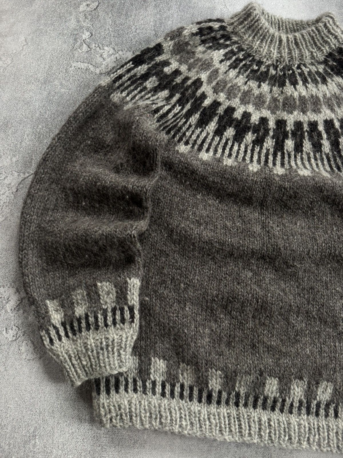 Dale Of Norway Retro 90s Hand knit 🧶 Iceland 🇮🇸 sweater jumper pullover Size L / US 10 / IT 46 - 3 Thumbnail